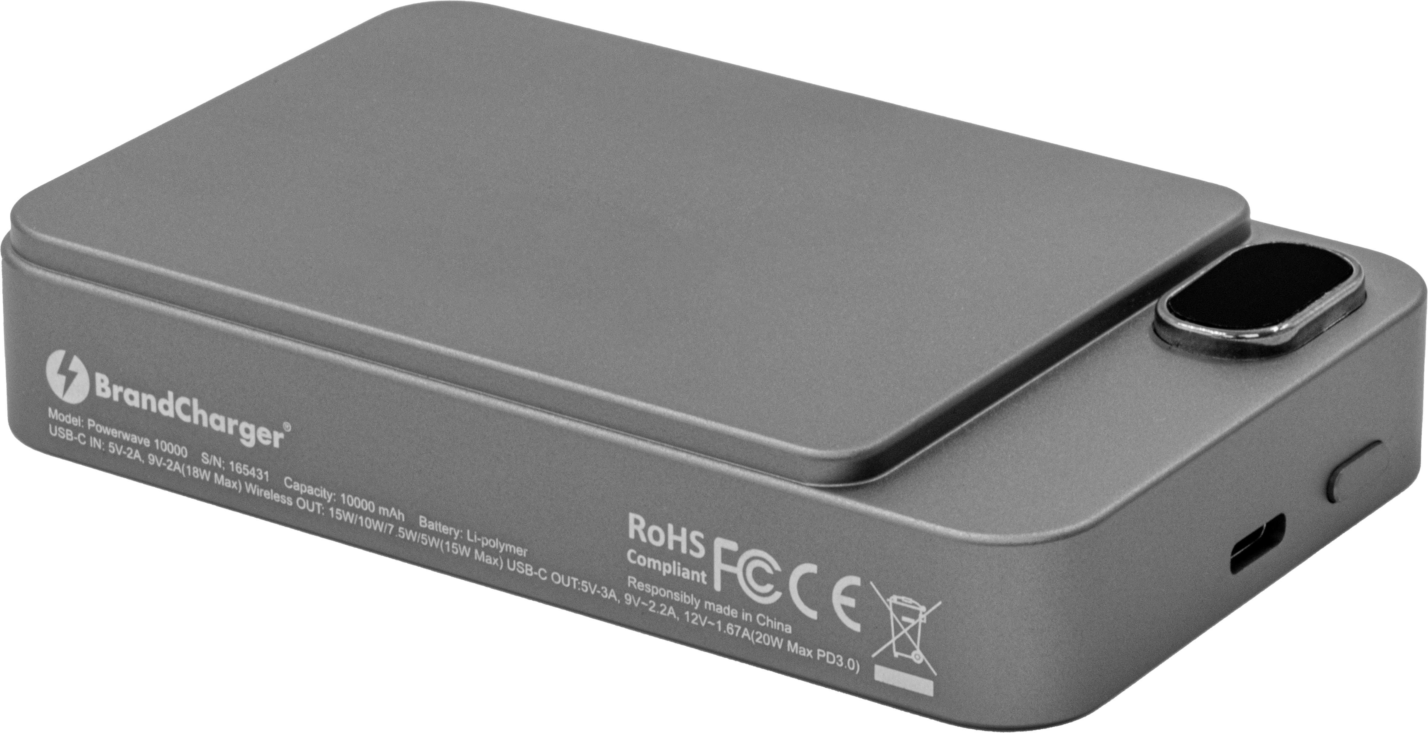 Batería externa inalámbrica BrandCharger Powerwave 10000