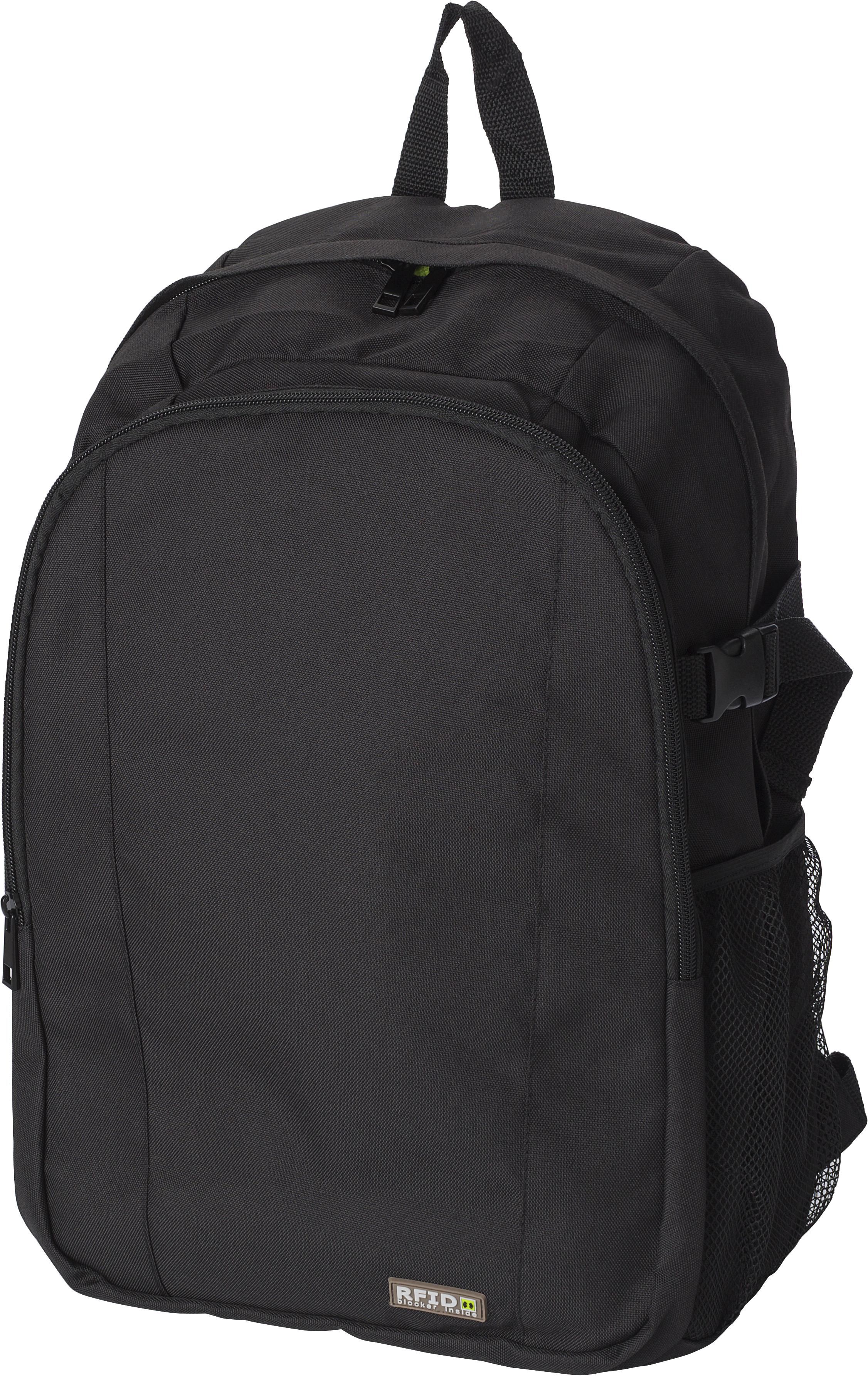 Mochila de poliéster para pc con RFID Marley