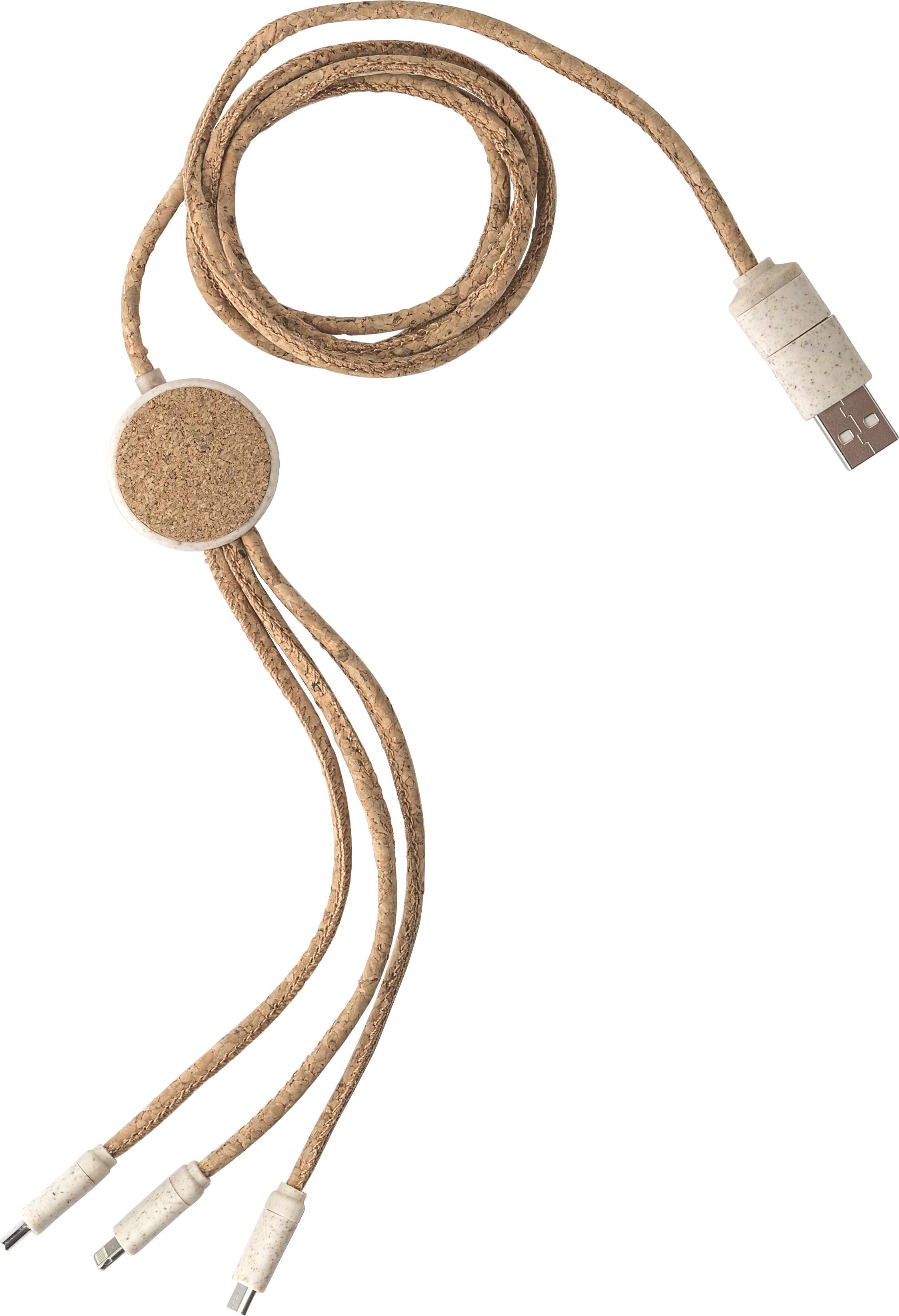 Set de cables de corcho Gemma