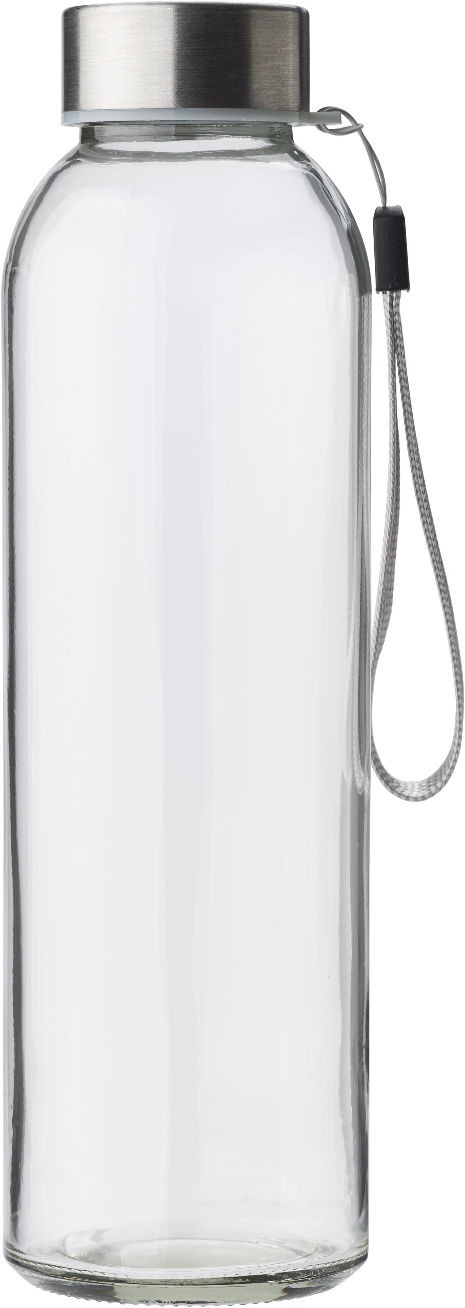 Botella de cristal con funda de neopreno Nika