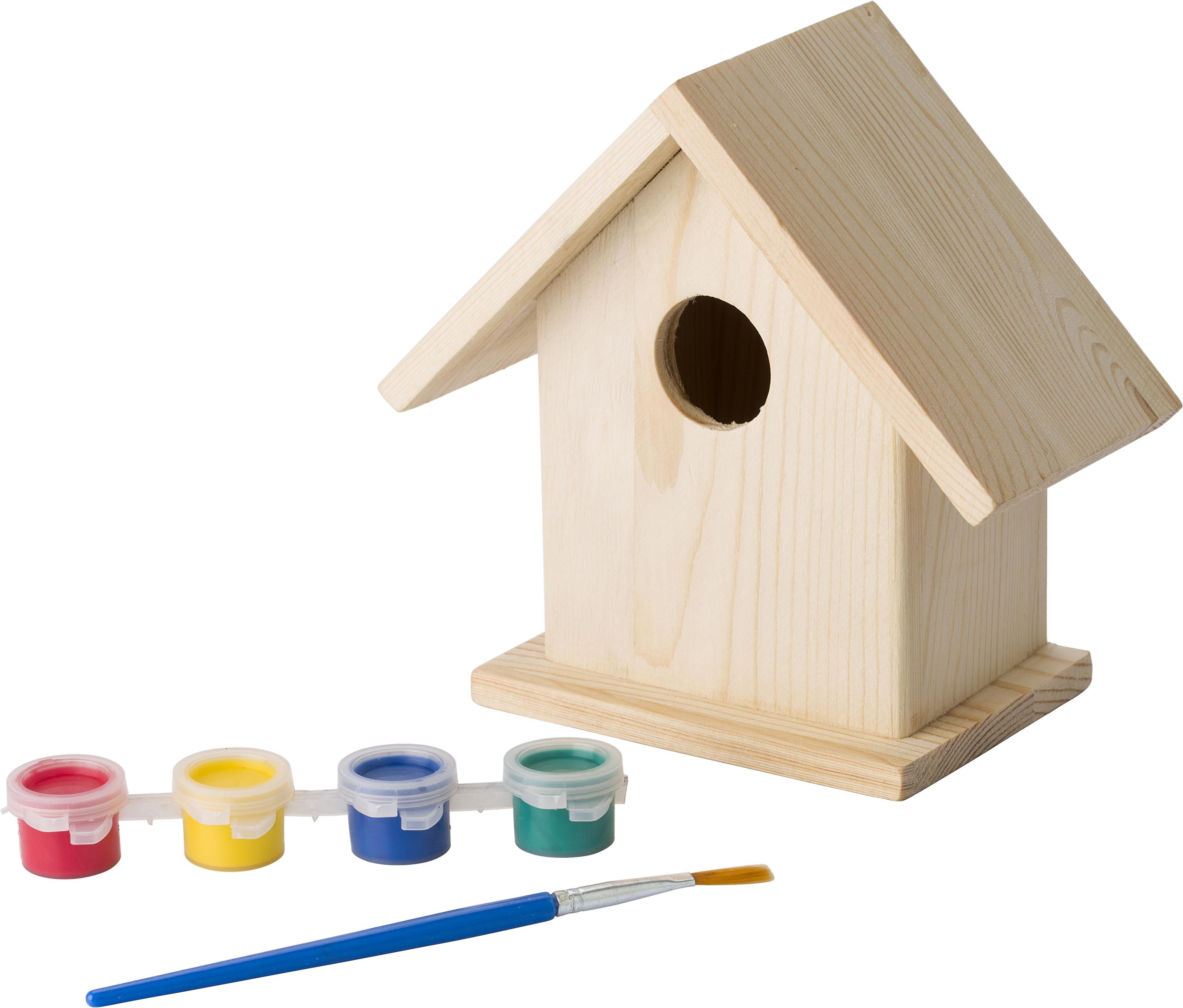 Set de casita de pájaros de madera Wesley