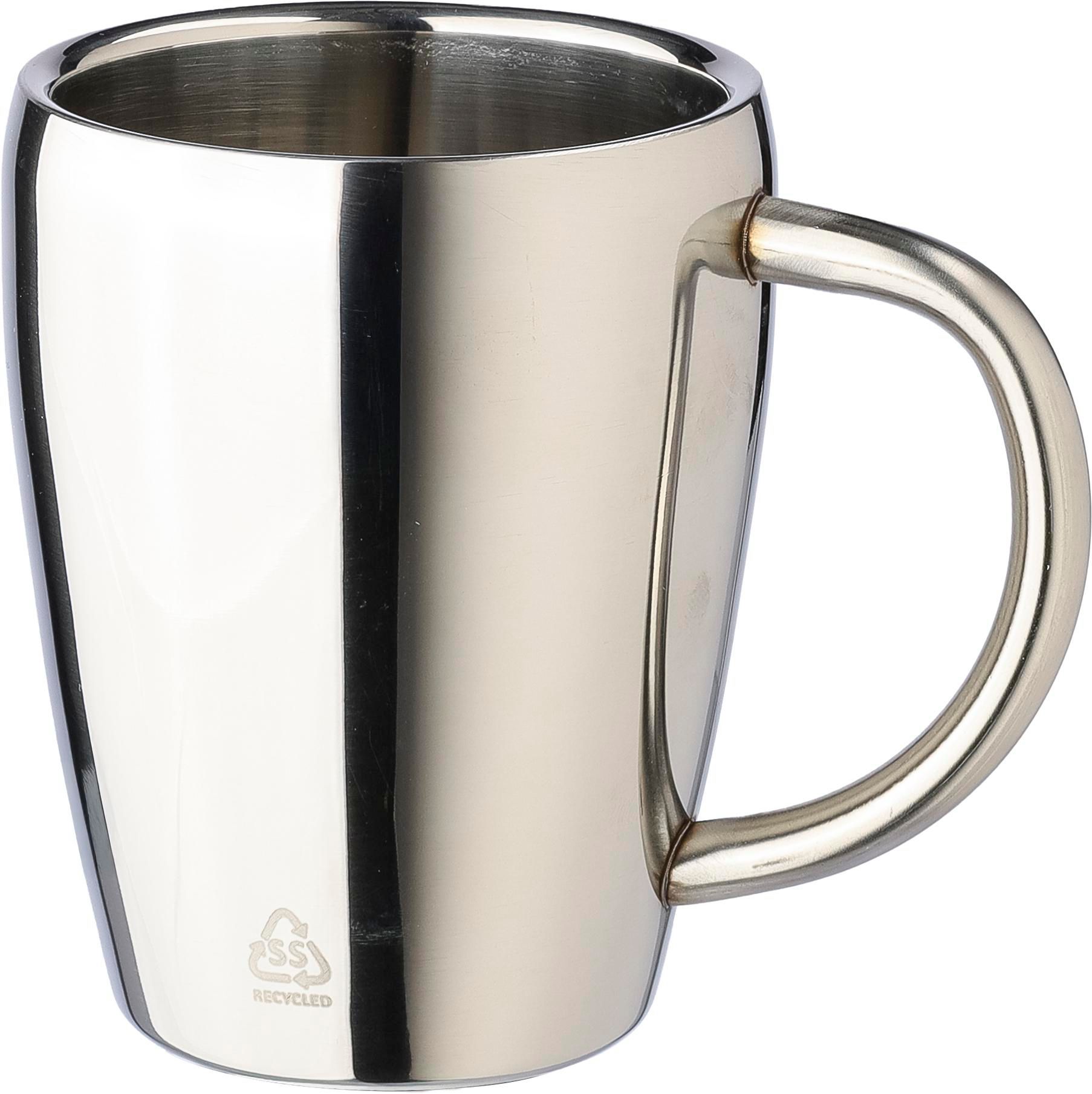 Set de 2 tazas termo de acero inox.reciclado Naya