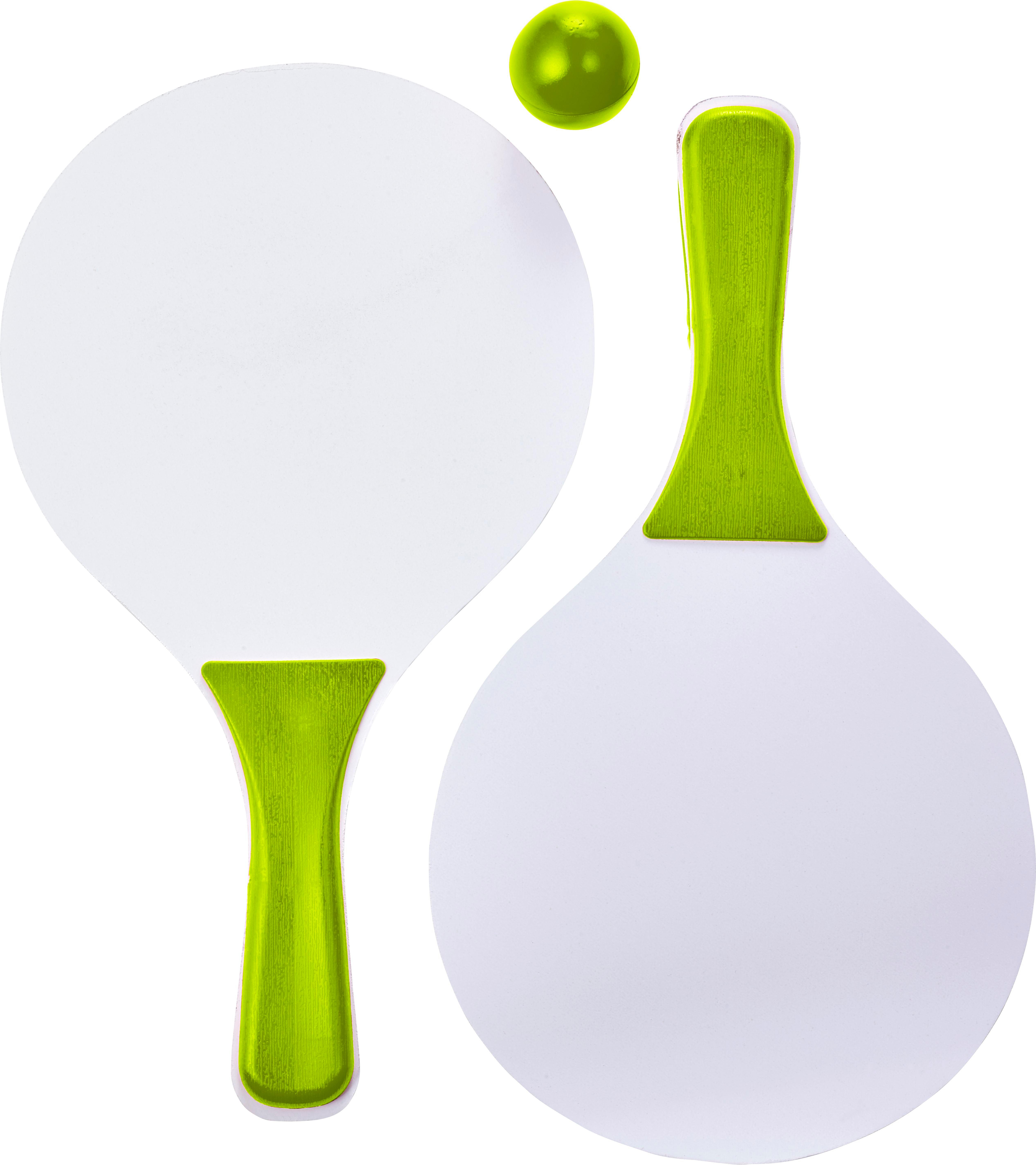 Set de palas de madera y pelota Eliza