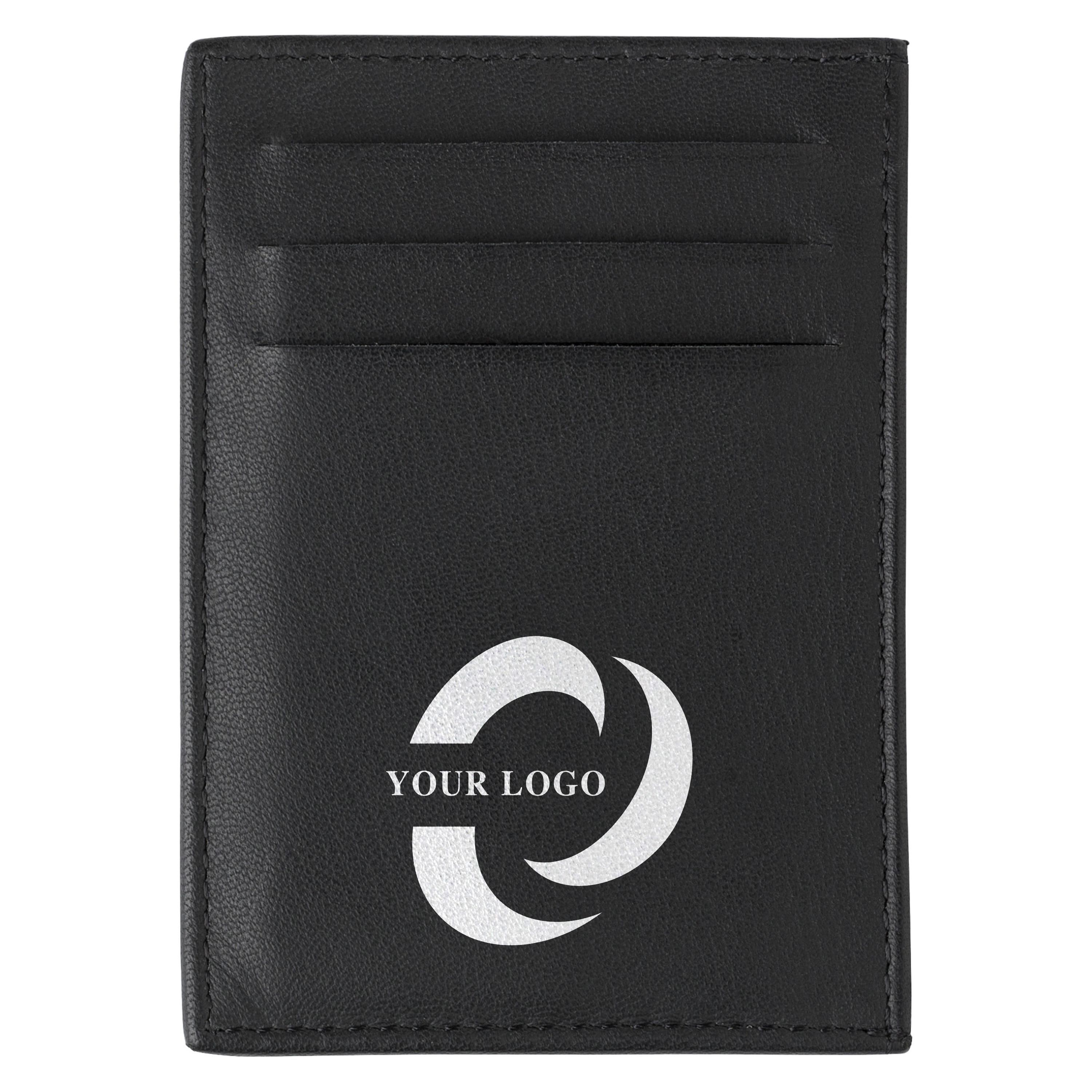 Tarjetero RFID de piel Logan