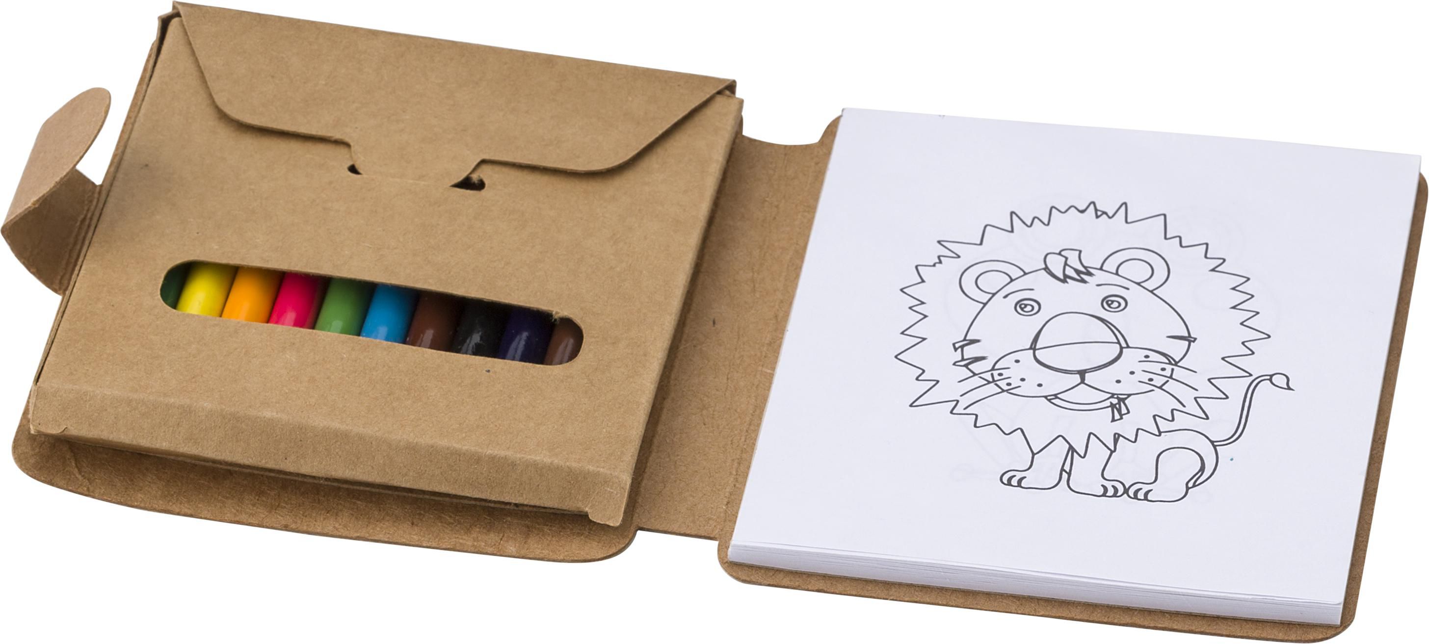 Set de cartón para colorear Marlon