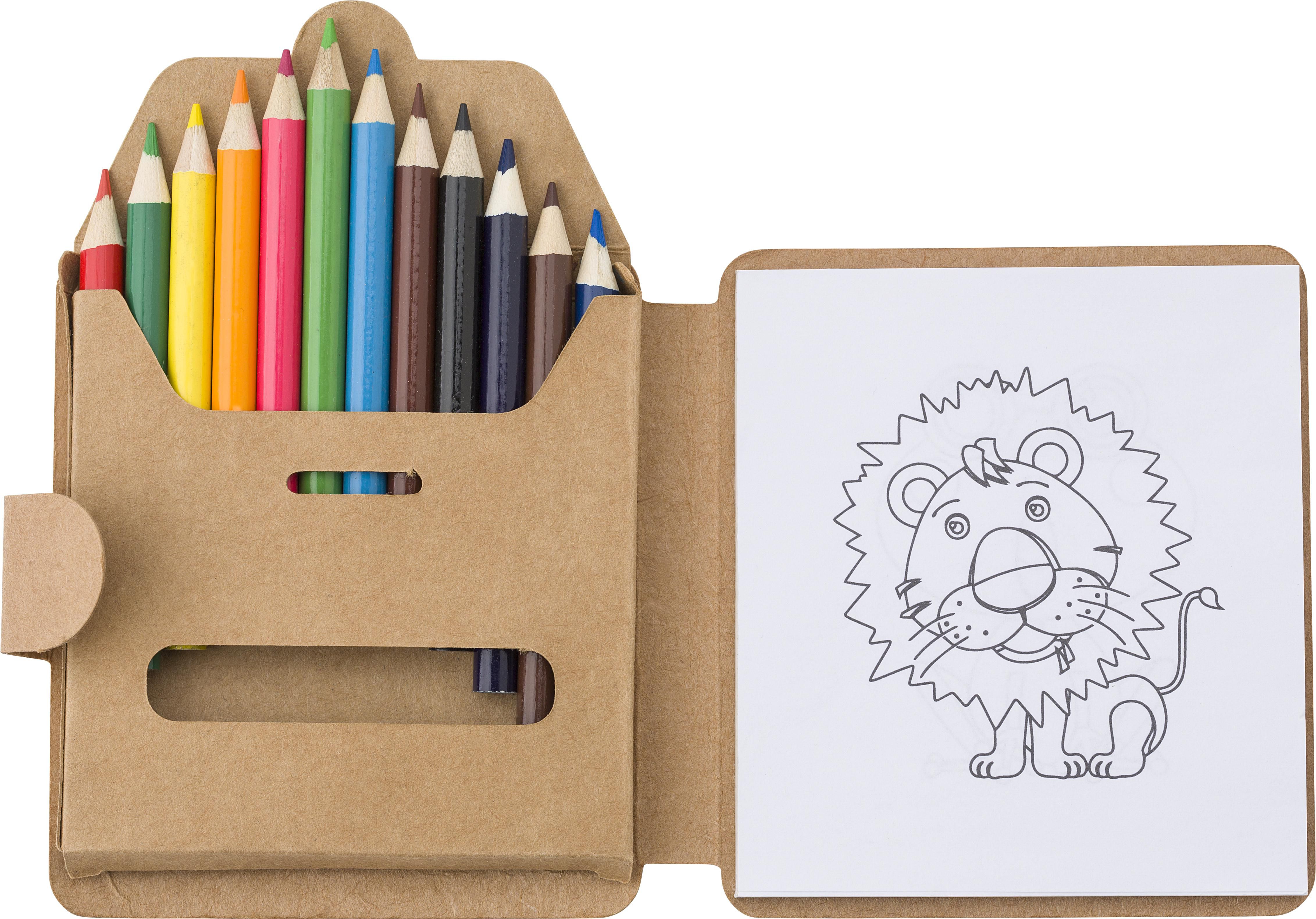Set de cartón para colorear Marlon