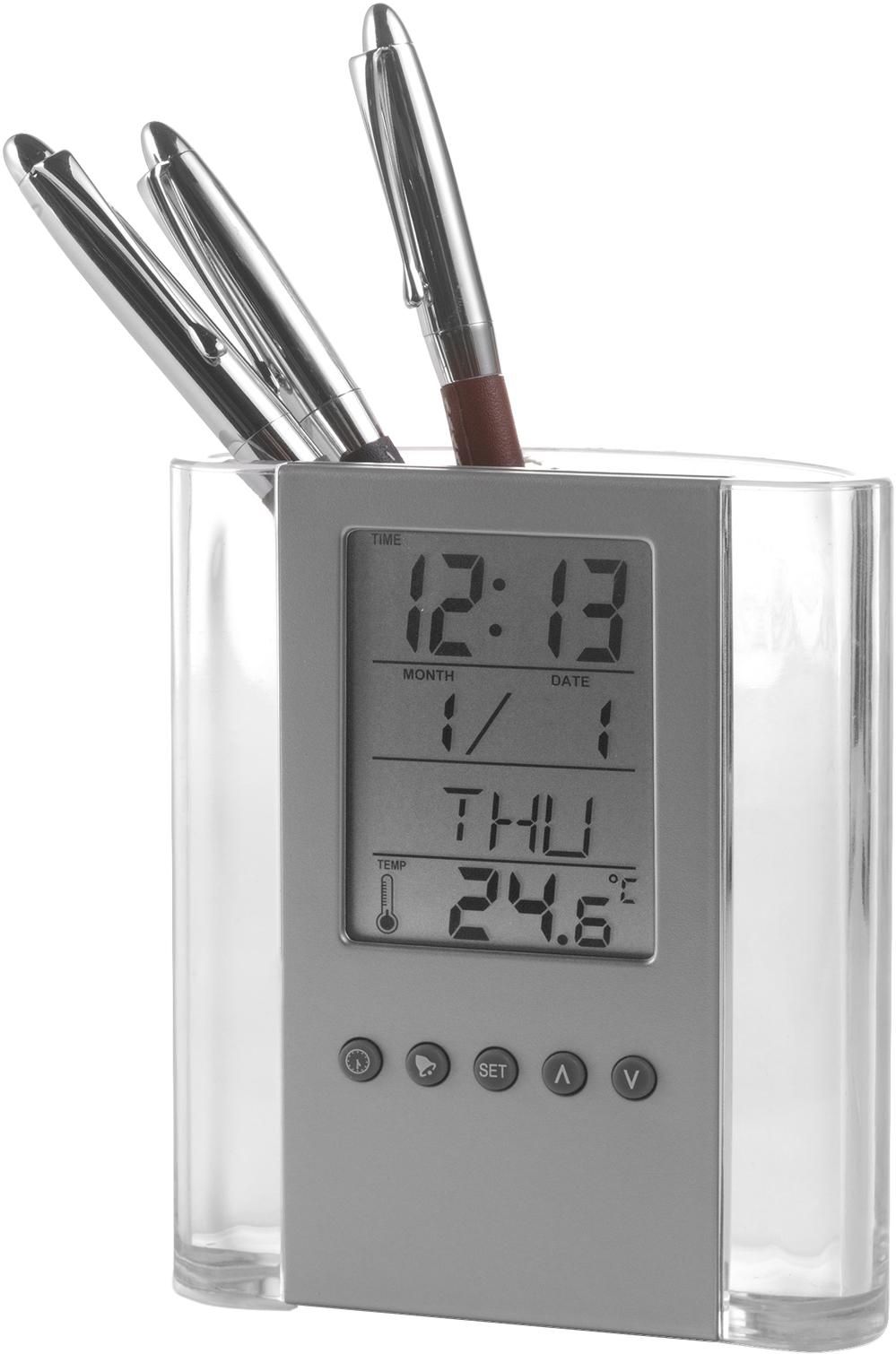 Cubilete de ABS con reloj Carter