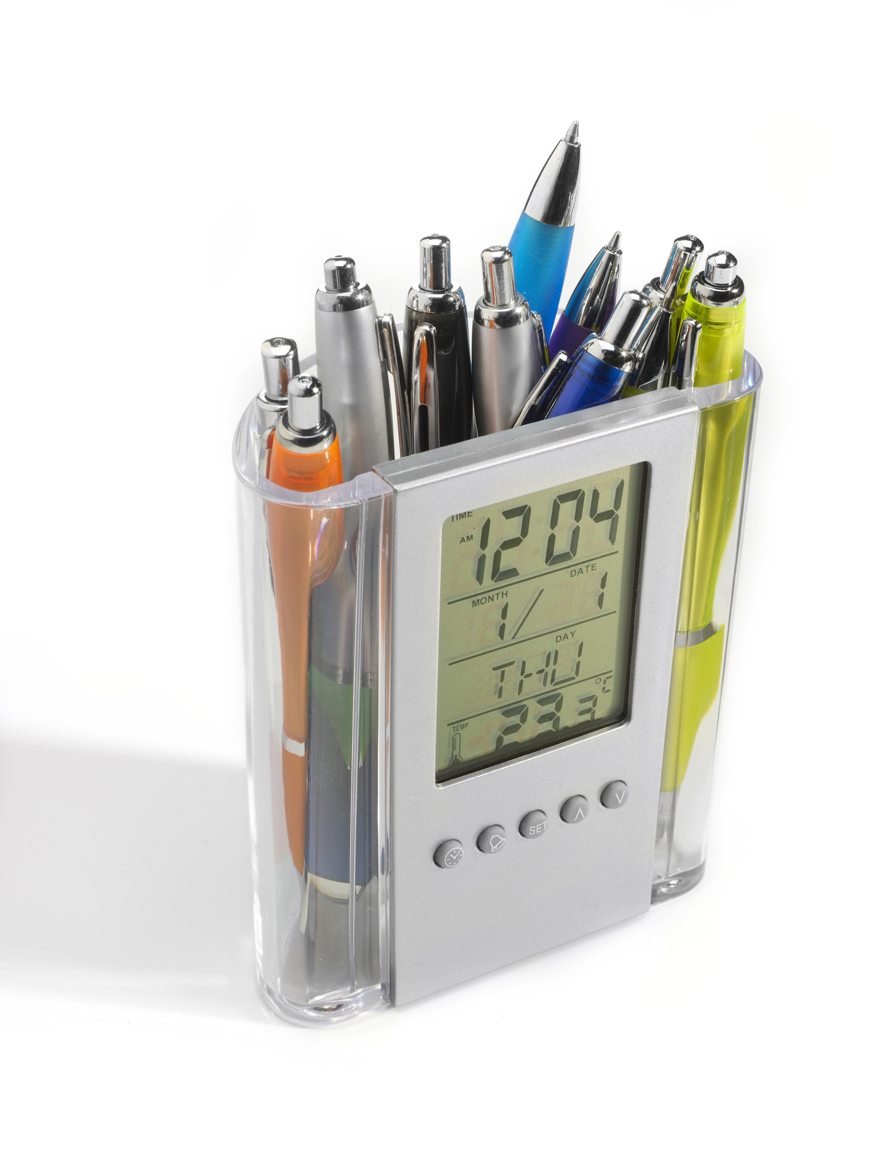 Cubilete de ABS con reloj Carter