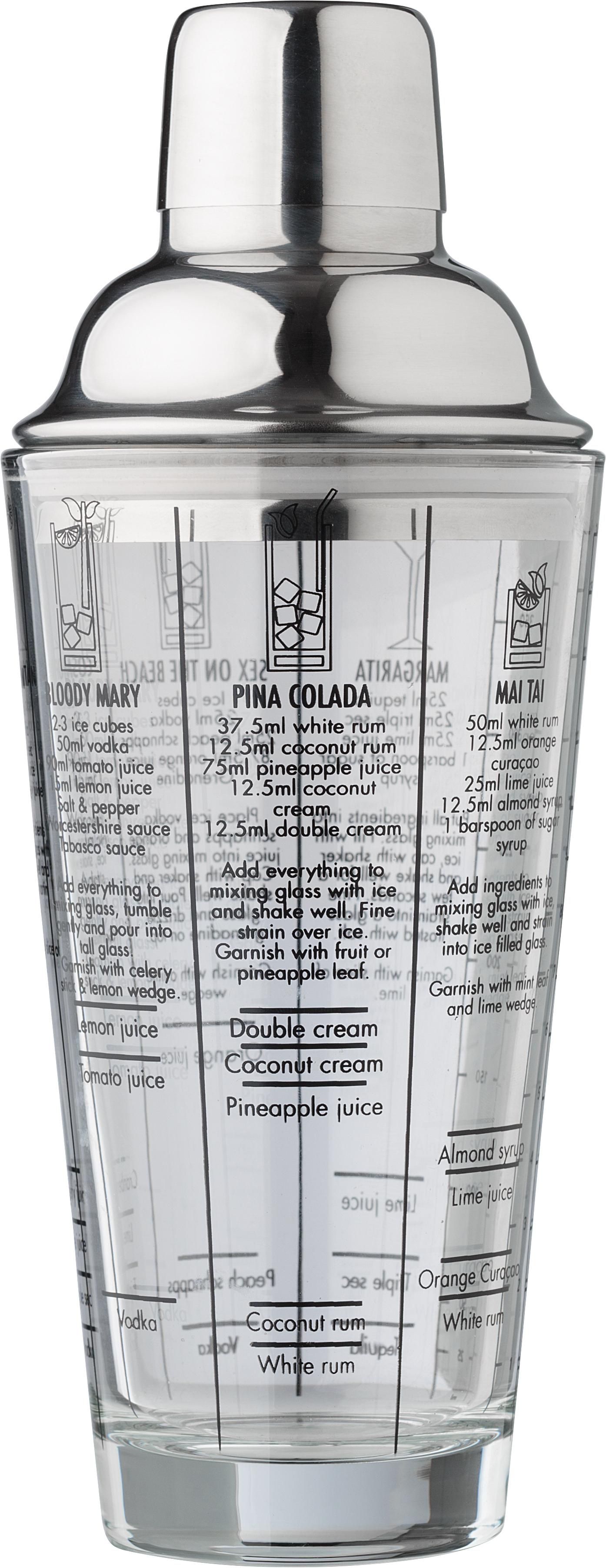 Coctelera de cristal Adela