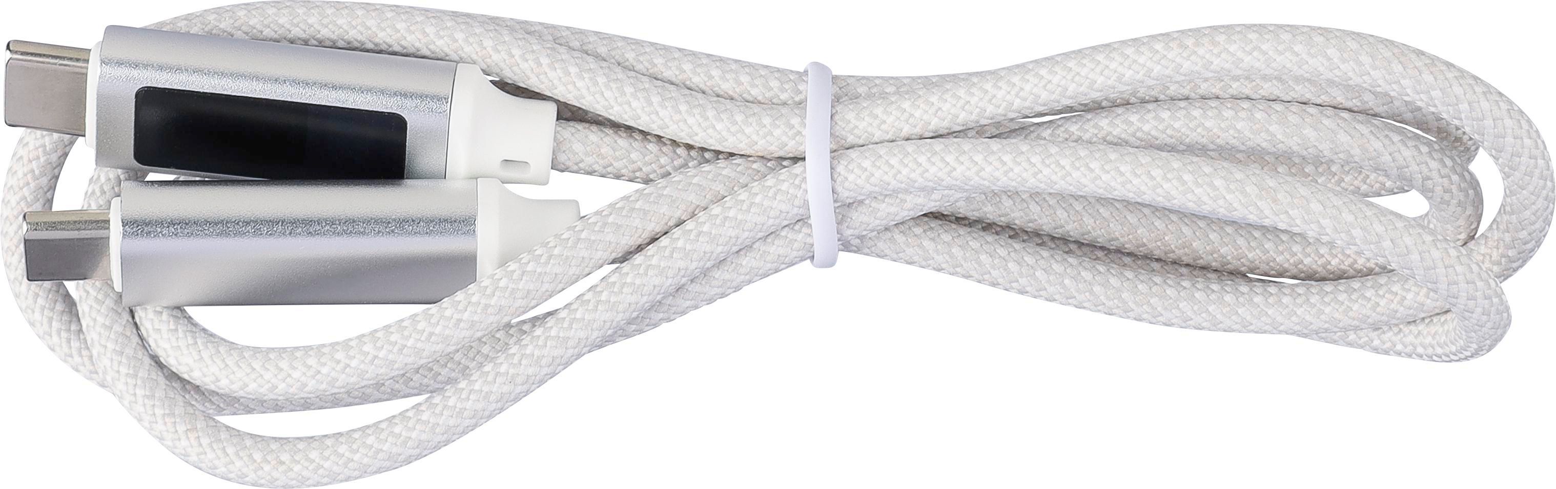 Cable de carga y transferencia 65W de nailon Claudia
