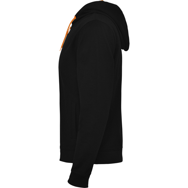 ROLY SUDADERA FUJI T/XXL GRIS VIGORE/NARANJA FLUOR
