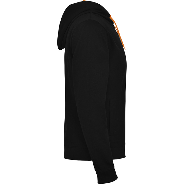 ROLY SUDADERA FUJI T/XXL GRIS VIGORE/NARANJA FLUOR