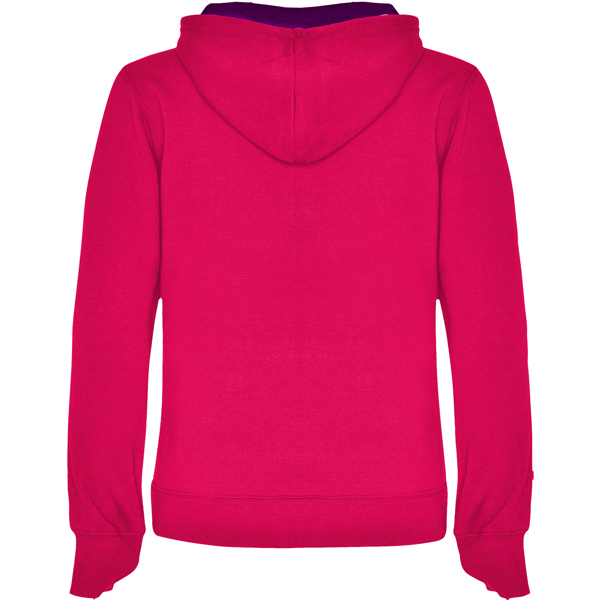 ROLY SUDADERA URBAN WOMAN CON CAPUCHA T/XXL ROSETON/PURPURA