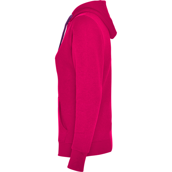 ROLY SUDADERA URBAN WOMAN CON CAPUCHA T/XXL ROSETON/PURPURA