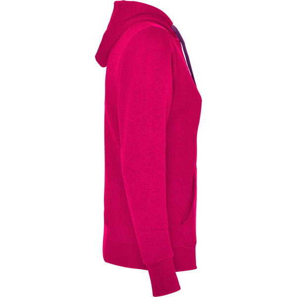 ROLY SUDADERA URBAN WOMAN CON CAPUCHA T/XXL ROSETON/PURPURA