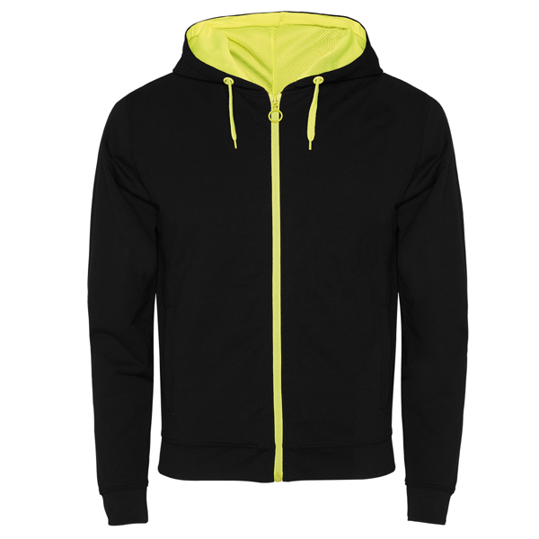 ROLY SUDADERA FUJI T/XXL GRIS VIGORE/NARANJA FLUOR