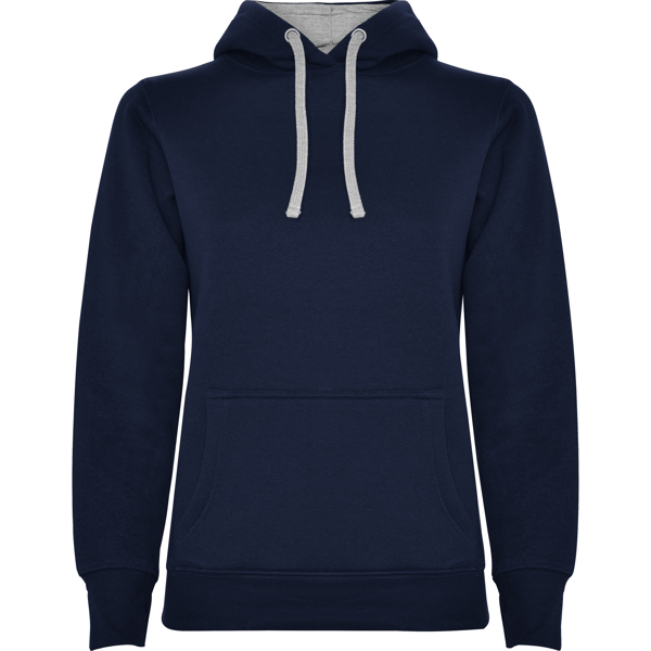 ROLY SUDADERA URBAN WOMAN CON CAPUCHA T/XXL ROSETON/PURPURA