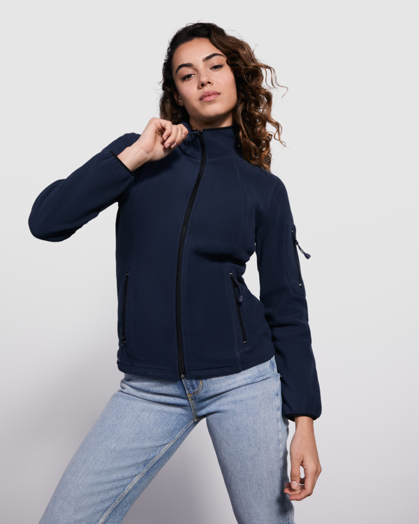 ROLY MICROPOLAR LUCIANE WOMAN T/L GRANATE