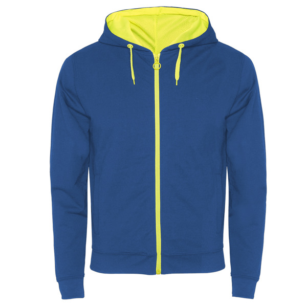 ROLY SUDADERA FUJI T/XXL GRIS VIGORE/NARANJA FLUOR