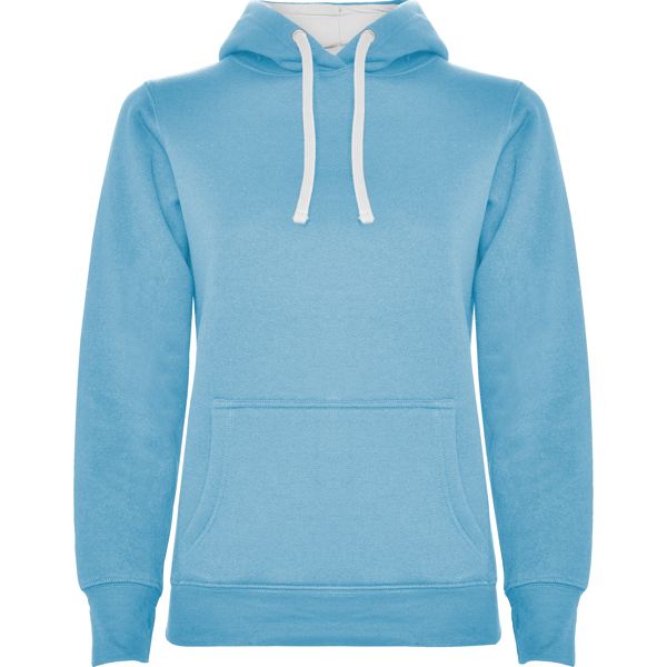 ROLY SUDADERA URBAN WOMAN CON CAPUCHA T/XXL ROSETON/PURPURA