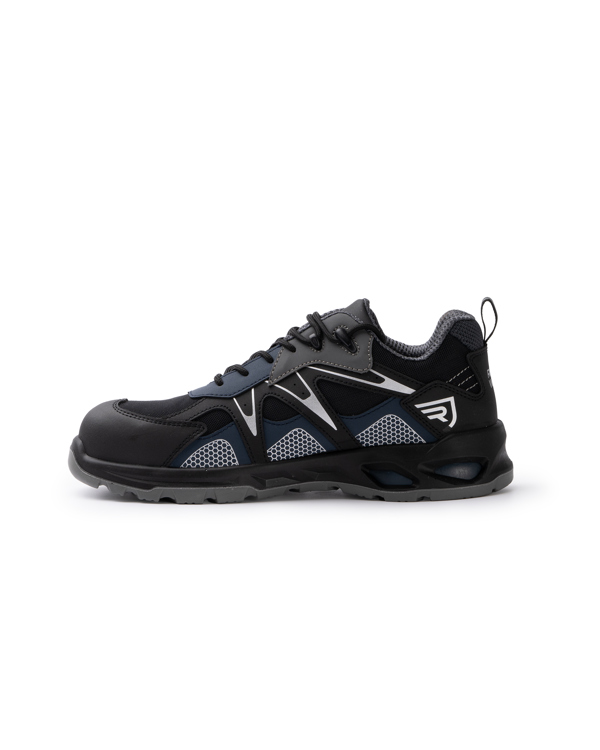 ROLY ZAPATO LABORAL KERCUS T/48 NEGRO/MARINO