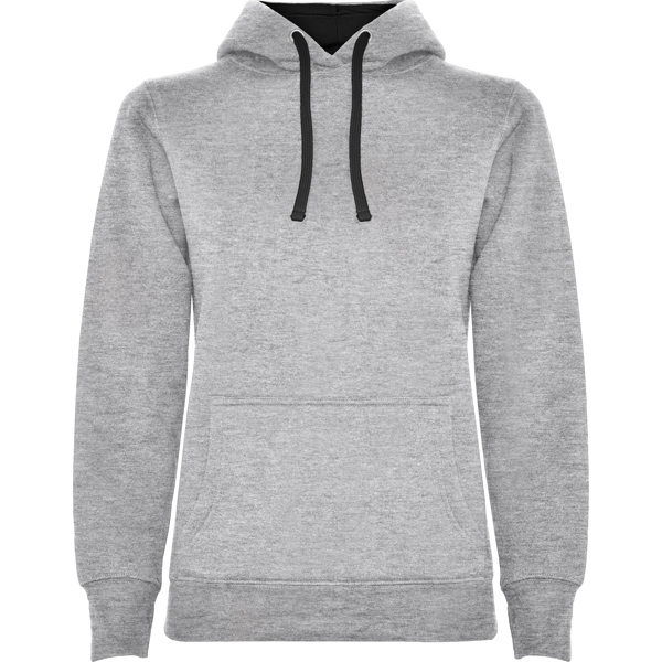 ROLY SUDADERA URBAN WOMAN CON CAPUCHA T/XXL ROSETON/PURPURA