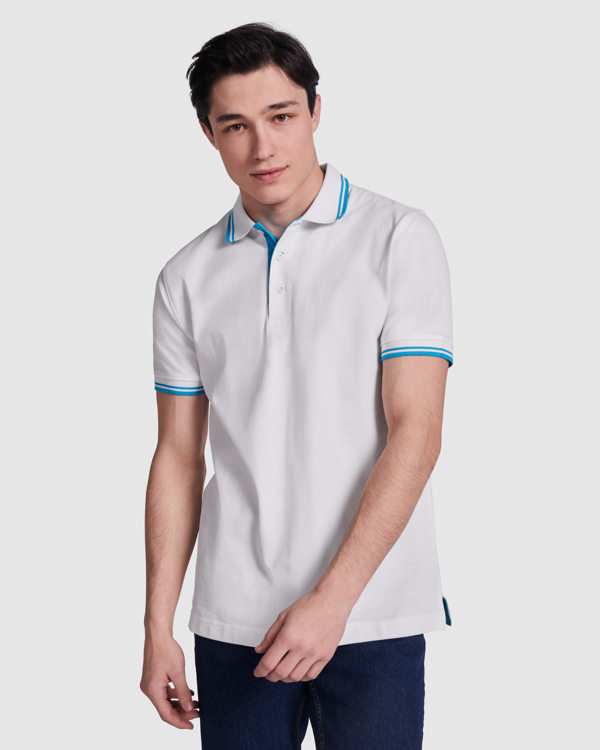 ROLY POLO MONTREAL T/S BLANCO/TURQUESA
