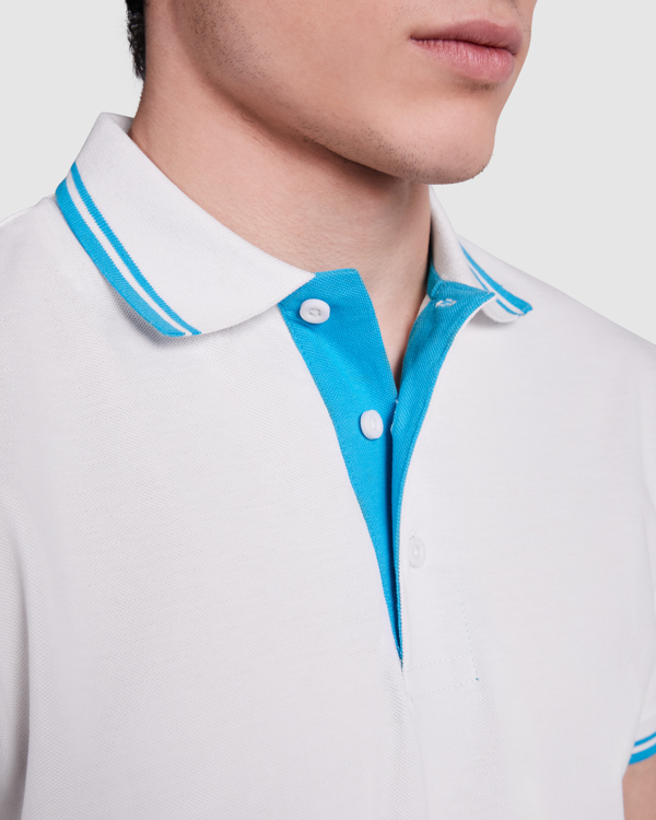 ROLY POLO MONTREAL T/S BLANCO/TURQUESA