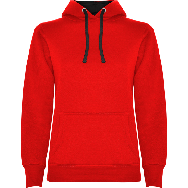 ROLY SUDADERA URBAN WOMAN CON CAPUCHA T/XXL ROSETON/PURPURA