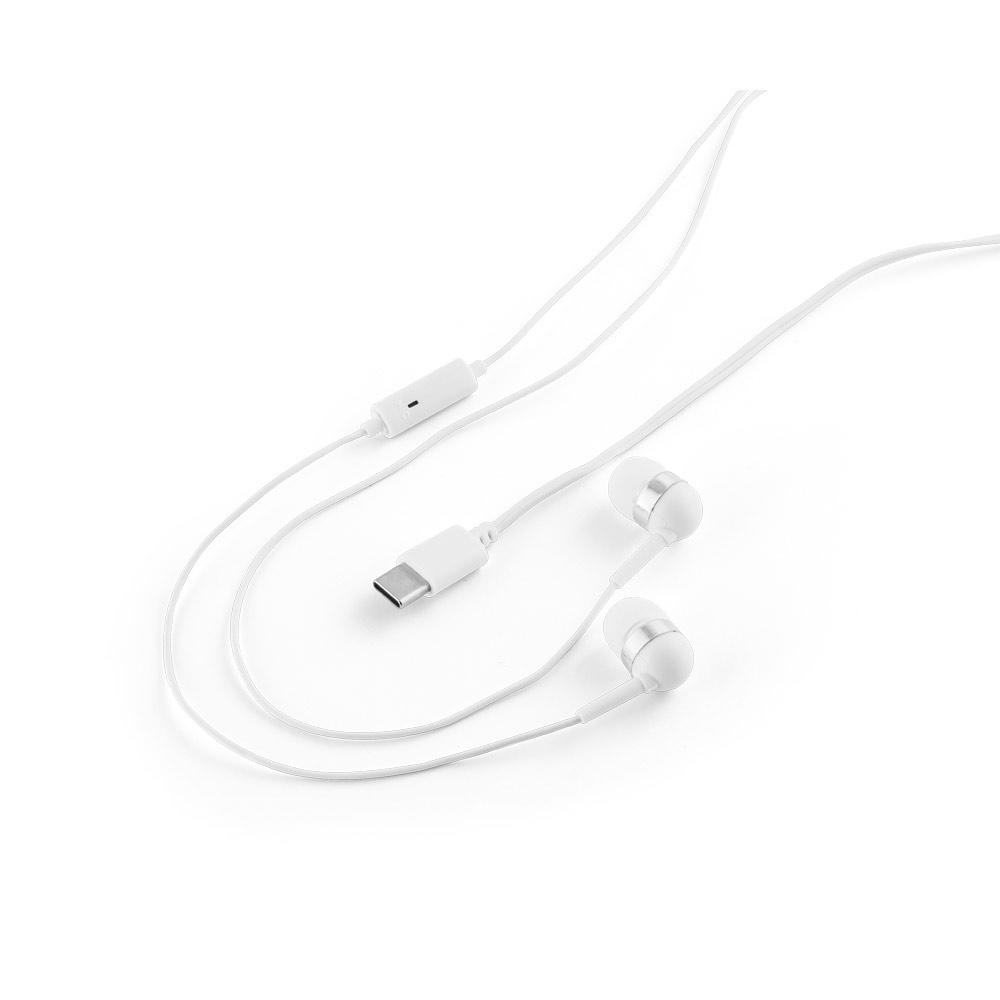 PRESLEY. Auriculares con cable USB-C de 1.2 metros y micrófono ABS integrado