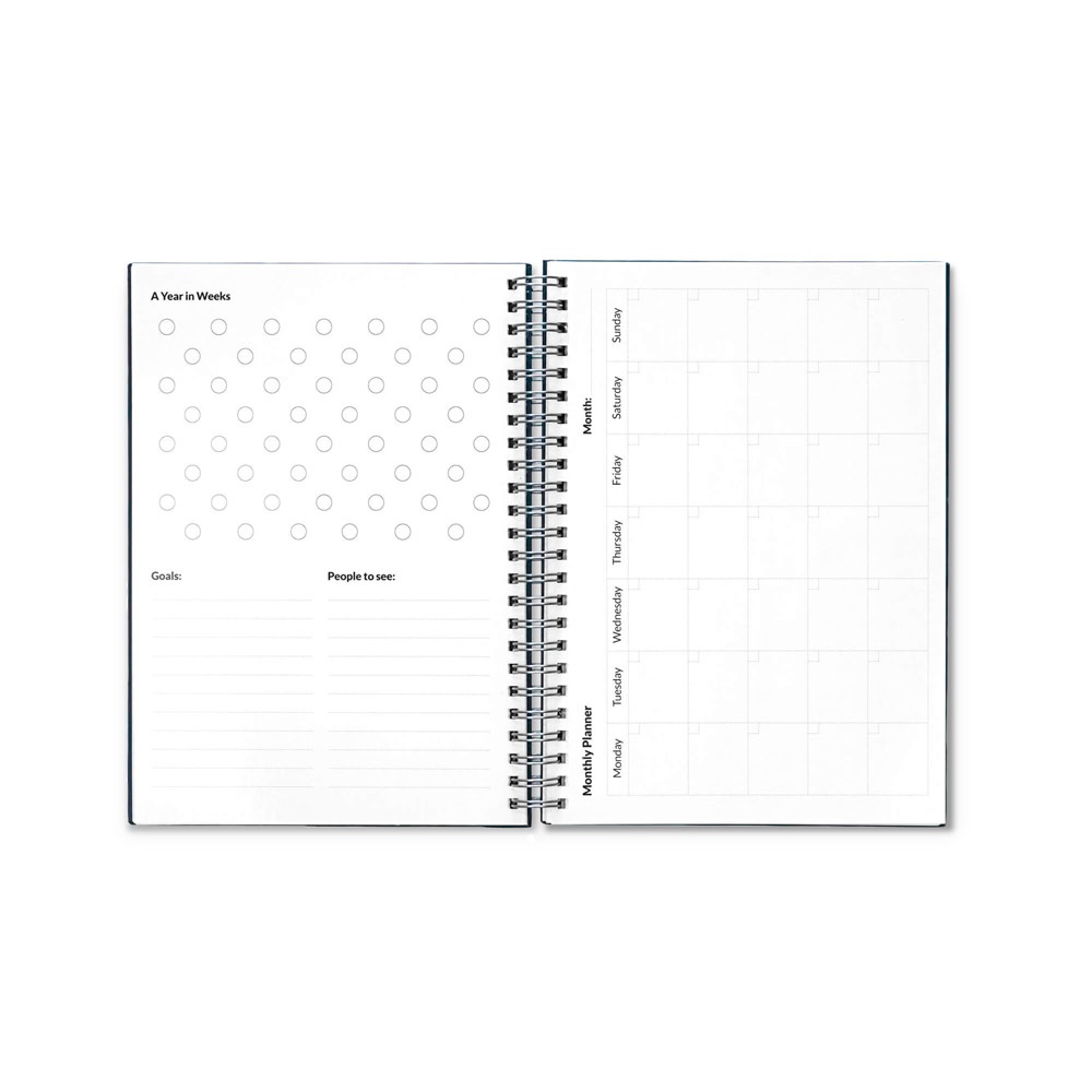 STARTER KIT INFINITE PLANNER A5. El set incluye un "Diario permanente", un kit de limpieza, un marcador y un portamarcadores
