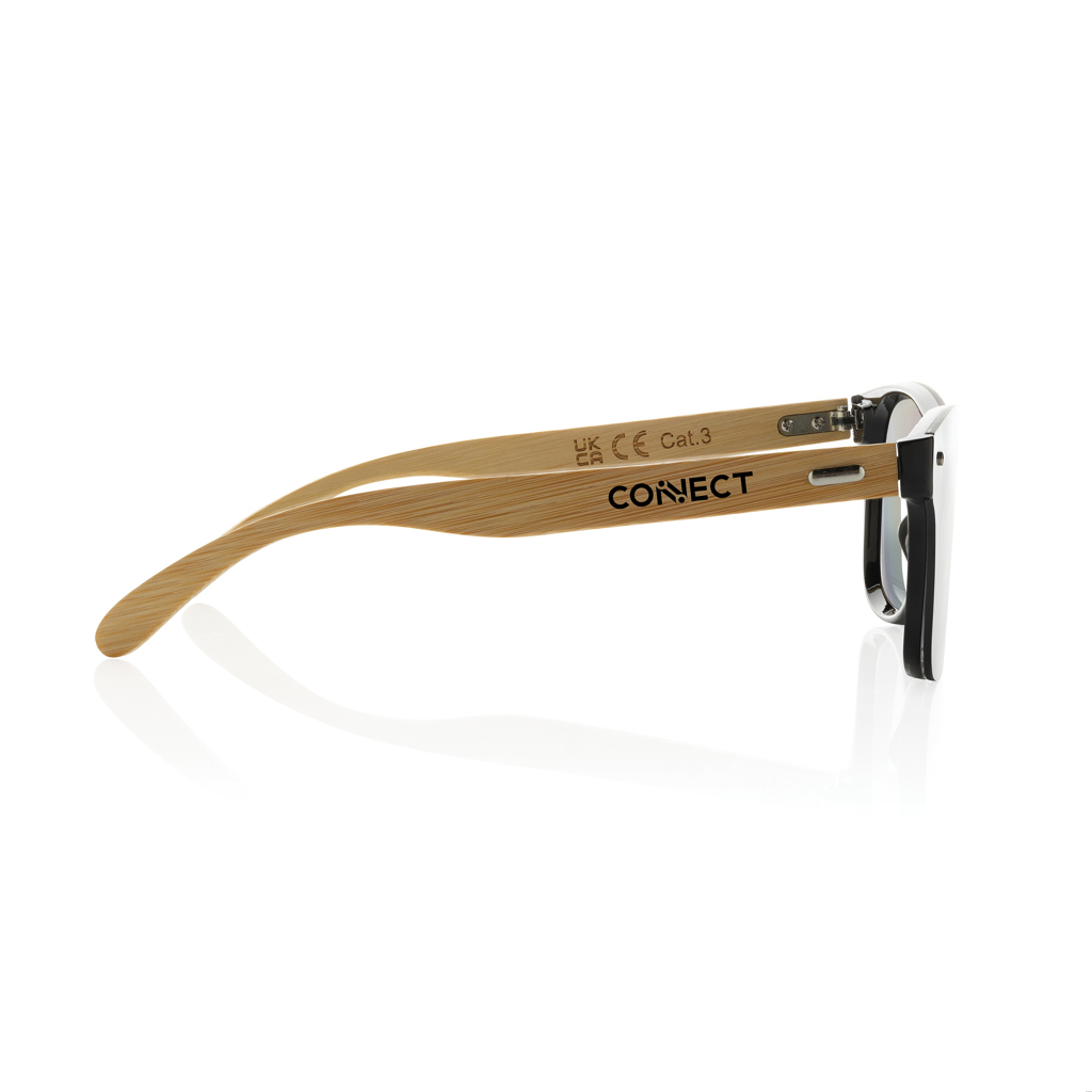 Prism Gafas de sol de plástico reciclado RCS y bambú