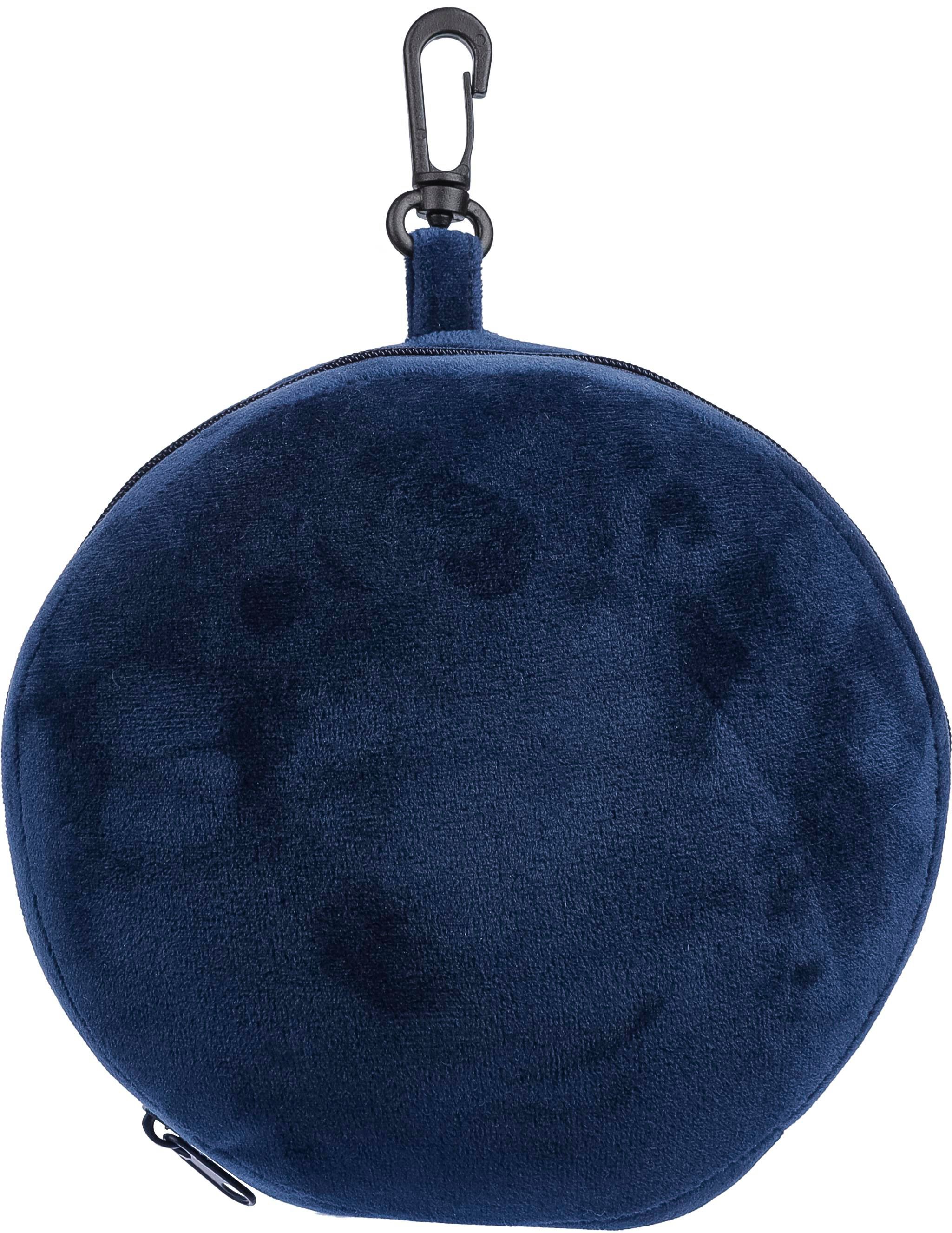 Almohada y antifaz de viaje, de poliéster Leontine