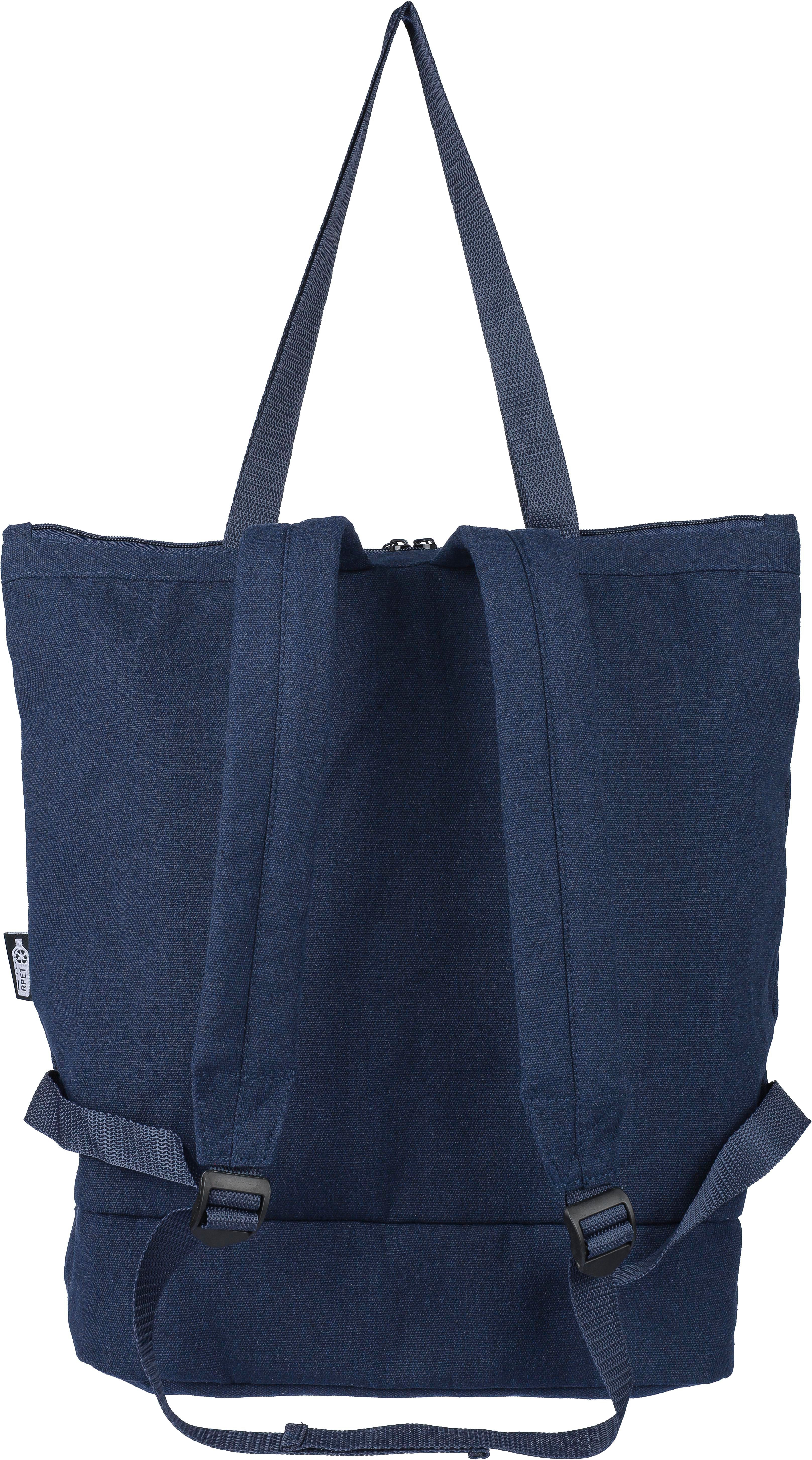 Mochila tote de polialgodón reciclado Osric