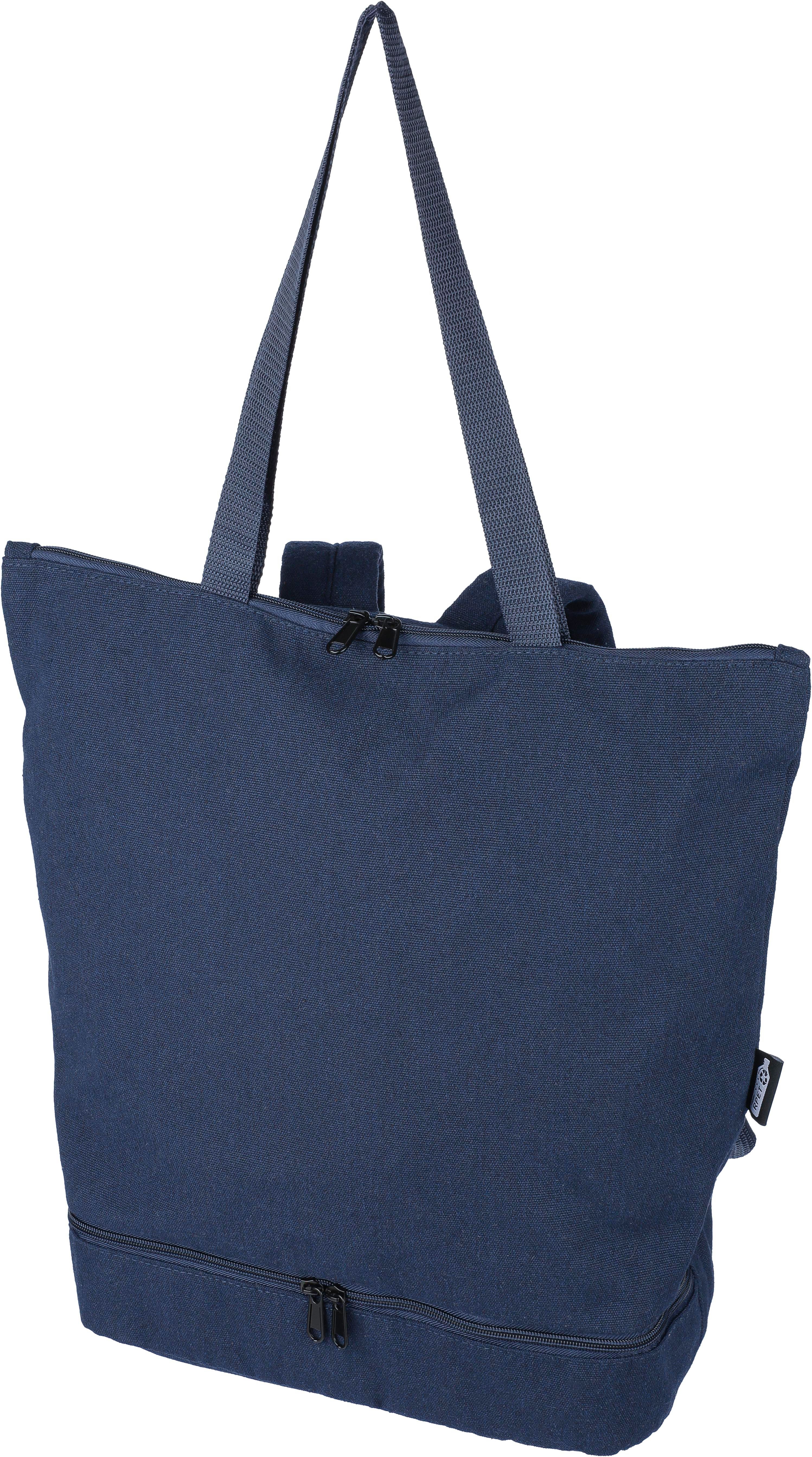 Mochila tote de polialgodón reciclado Osric