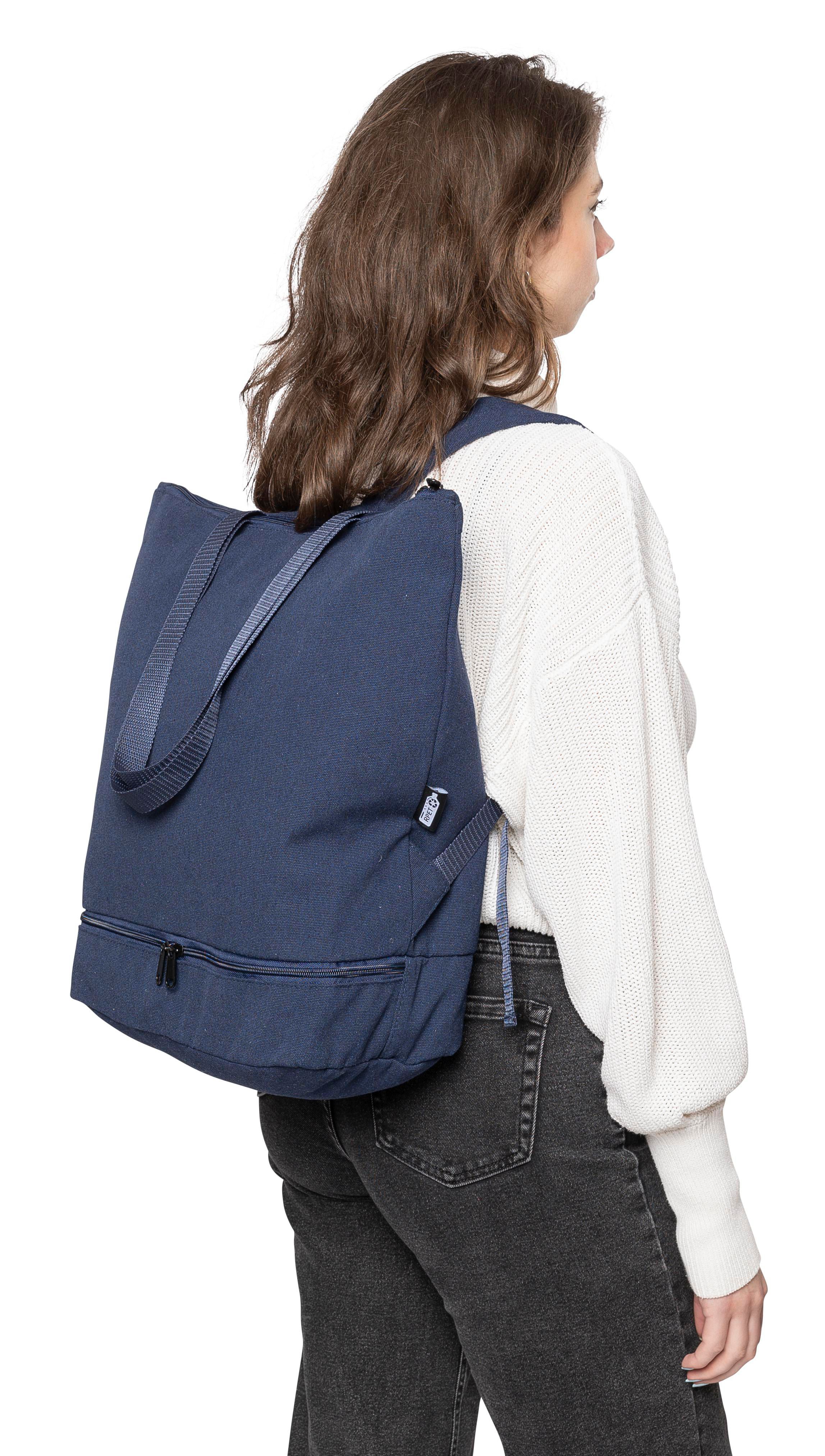 Mochila tote de polialgodón reciclado Osric