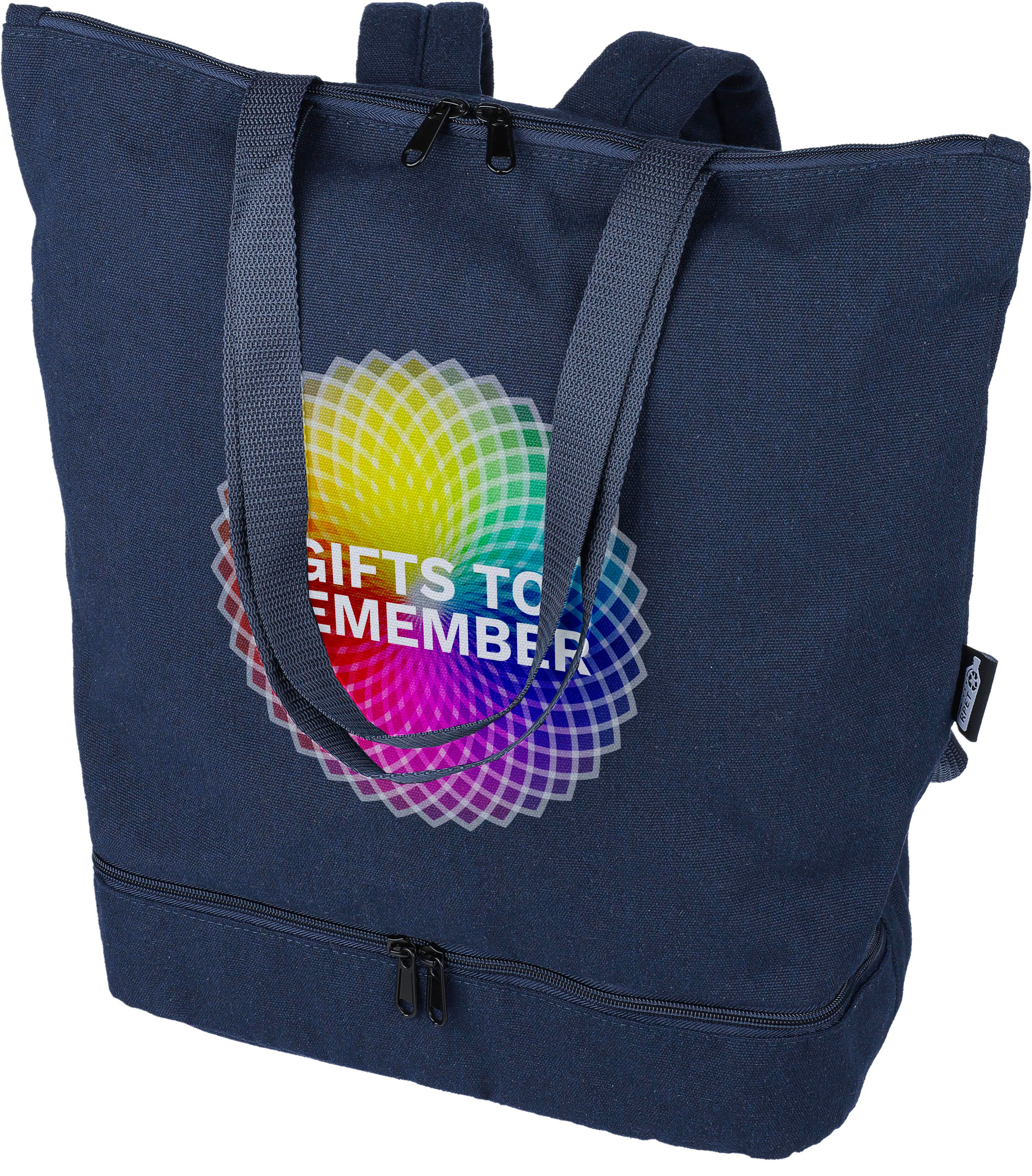 Mochila tote de polialgodón reciclado Osric