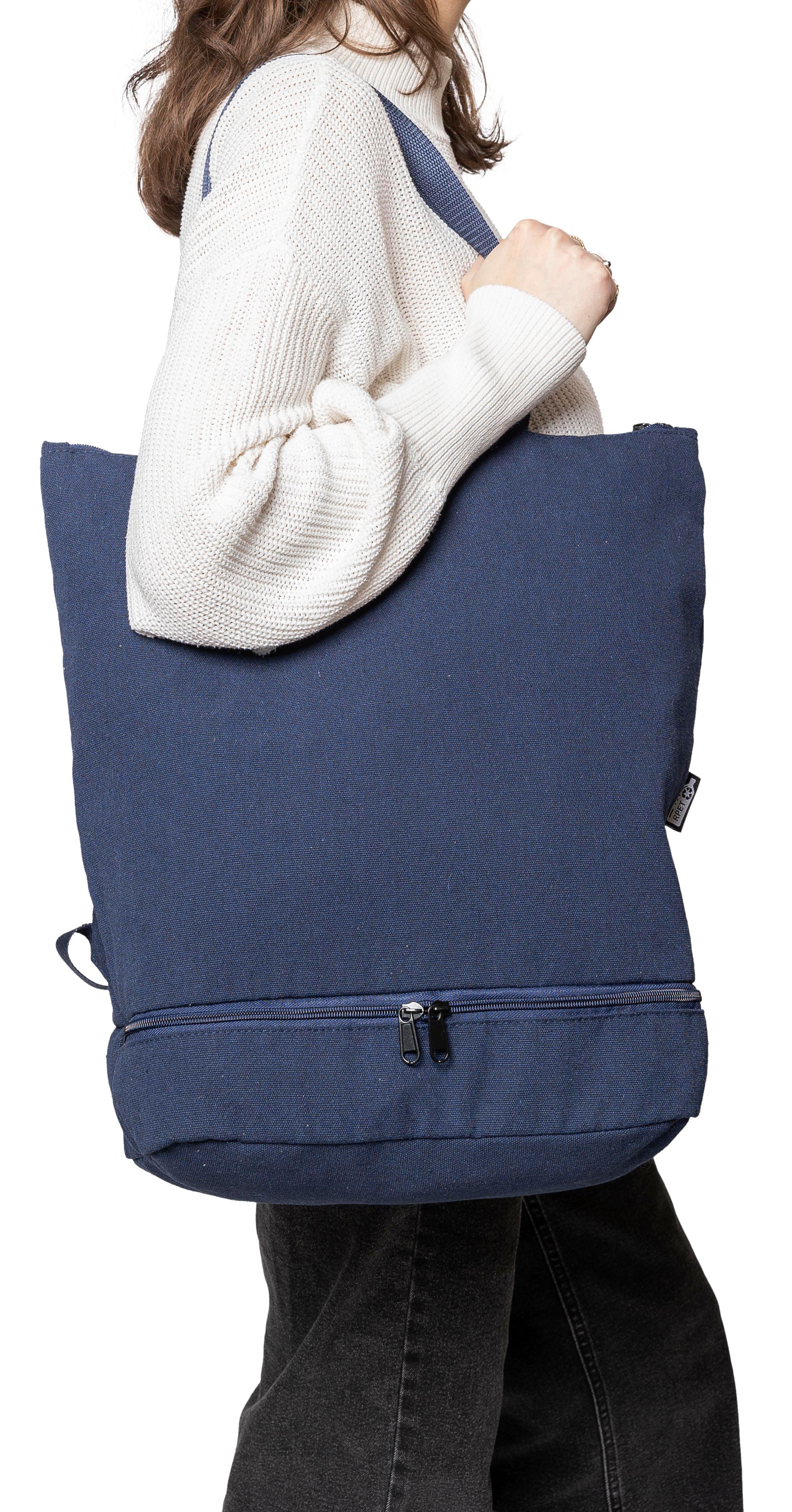 Mochila tote de polialgodón reciclado Osric