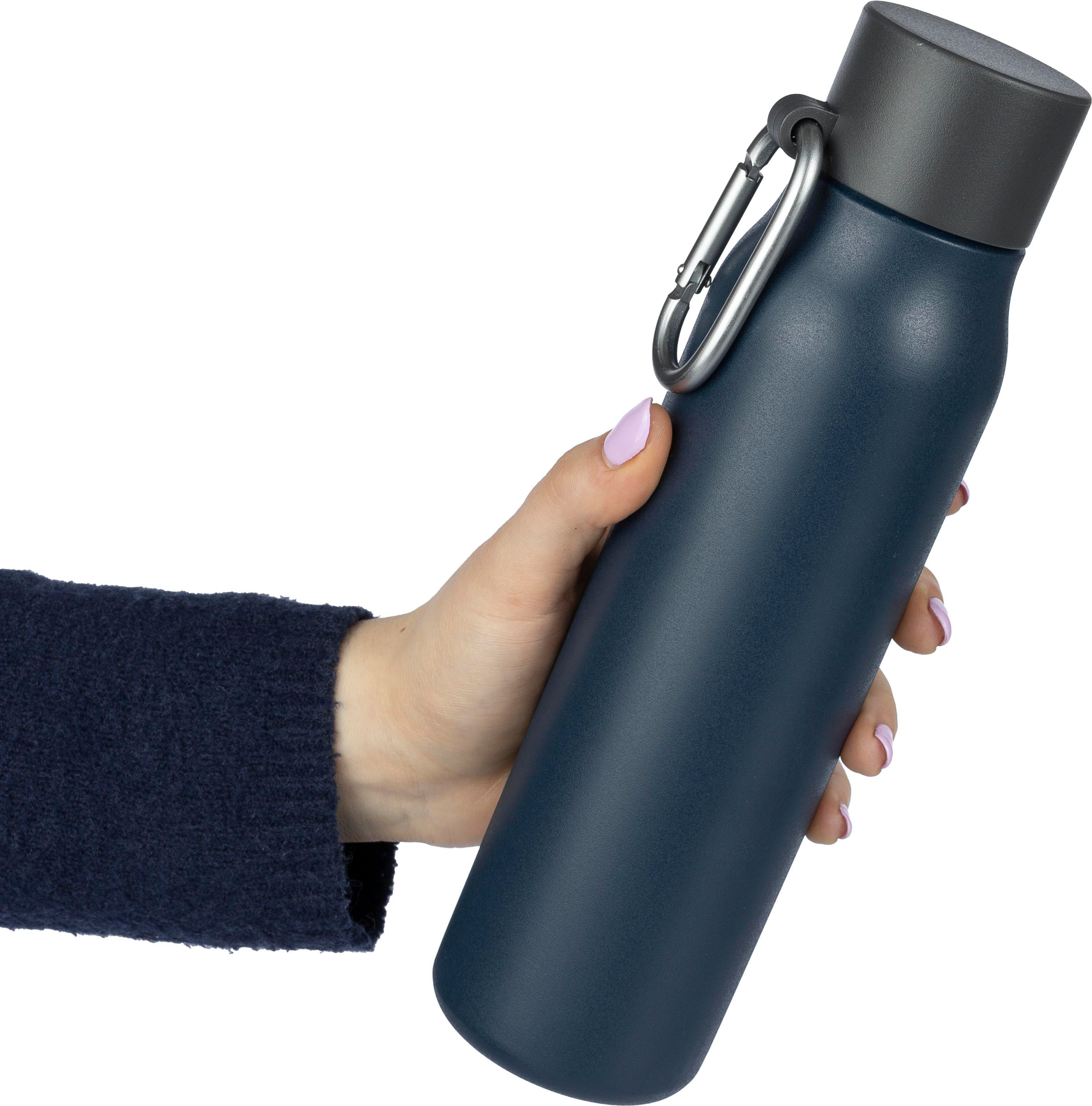 Botella de acero inox. reciclado Cassian