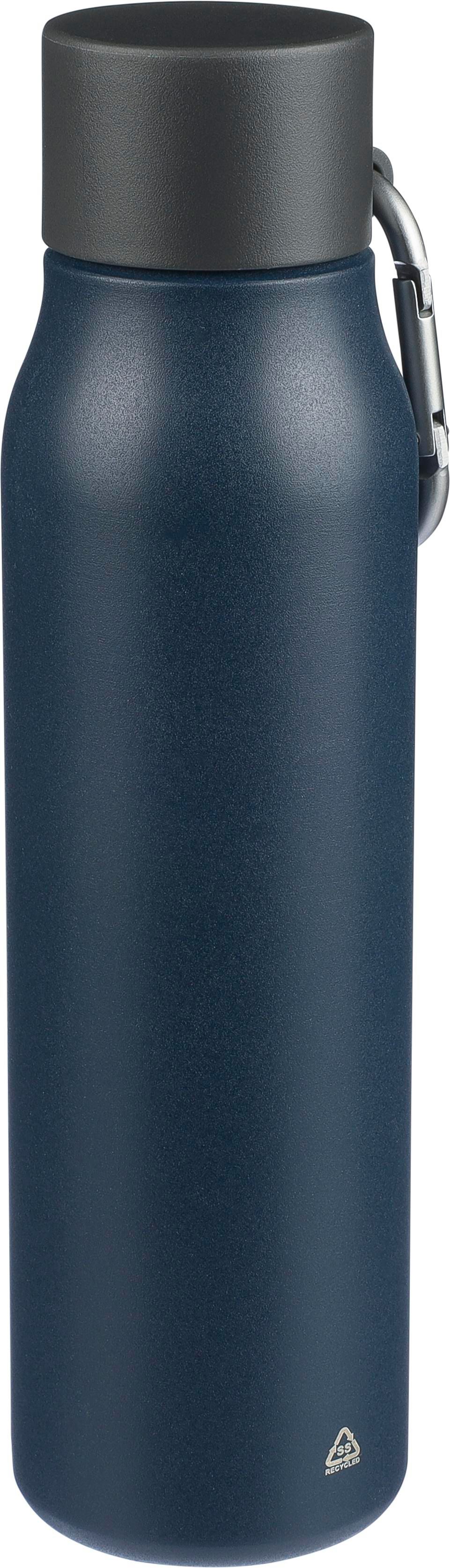 Botella de acero inox. reciclado Cassian