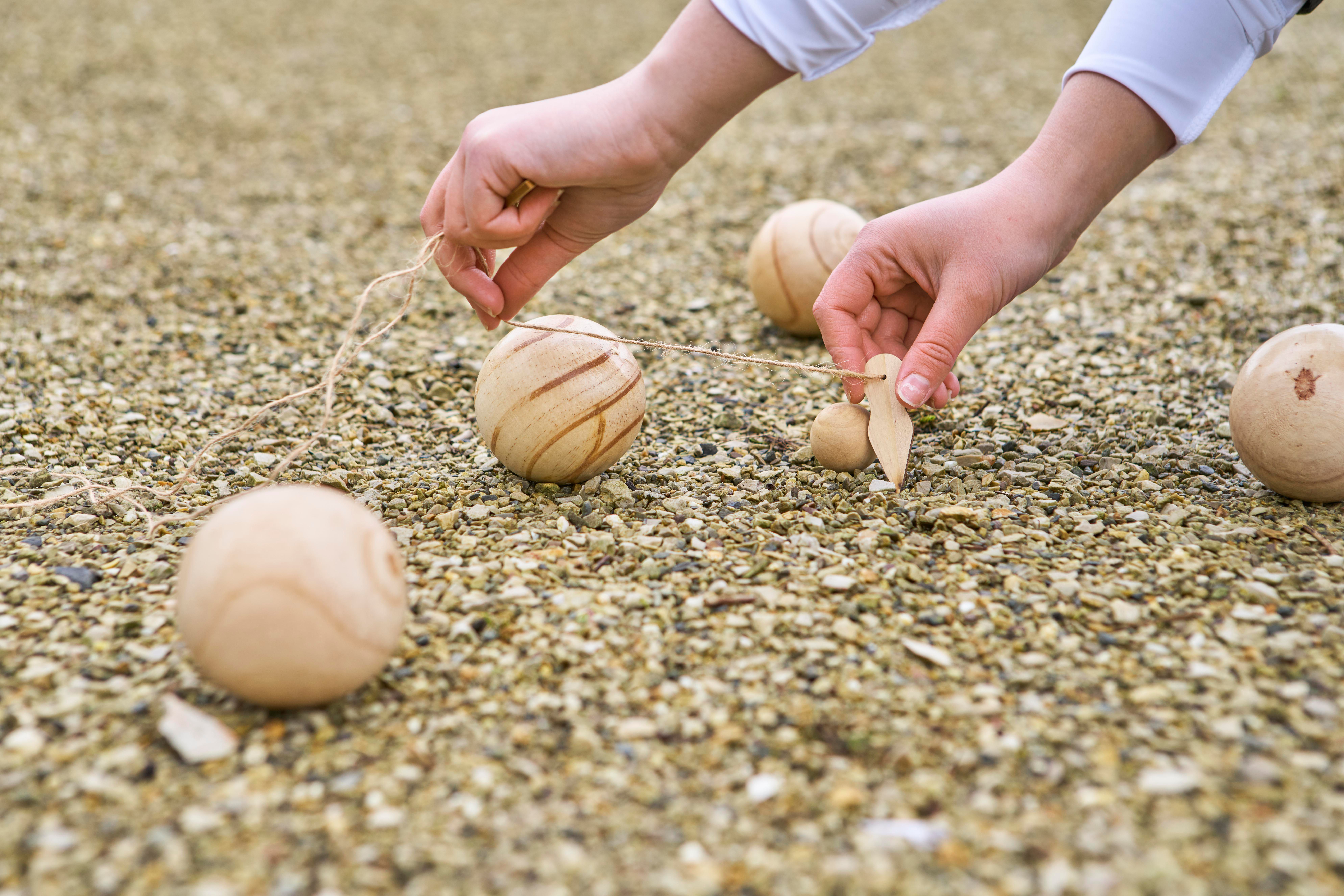 Wooden ball game set Quillian
