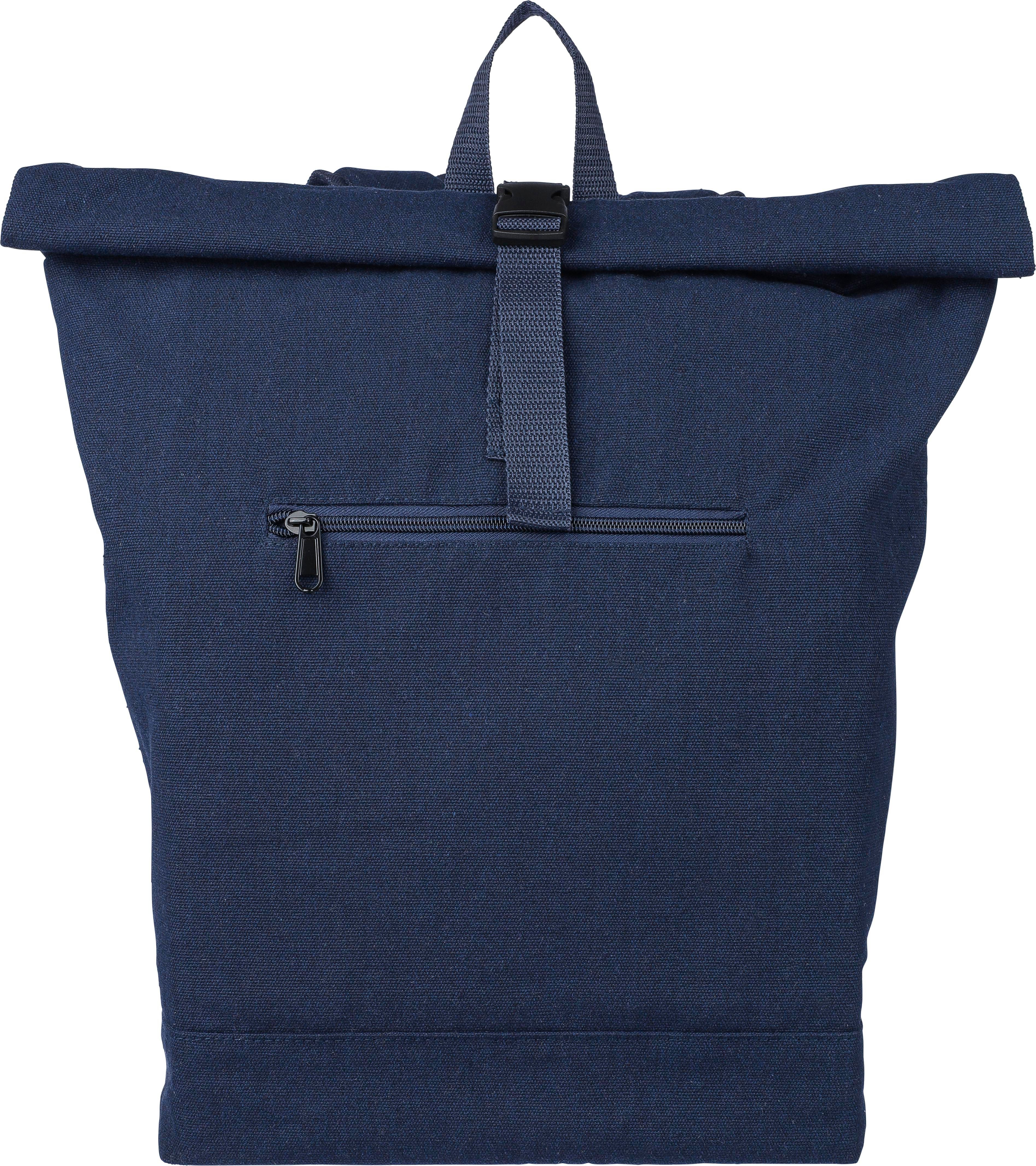 Mochila enrollable de polialgodón reciclado Thaddeus