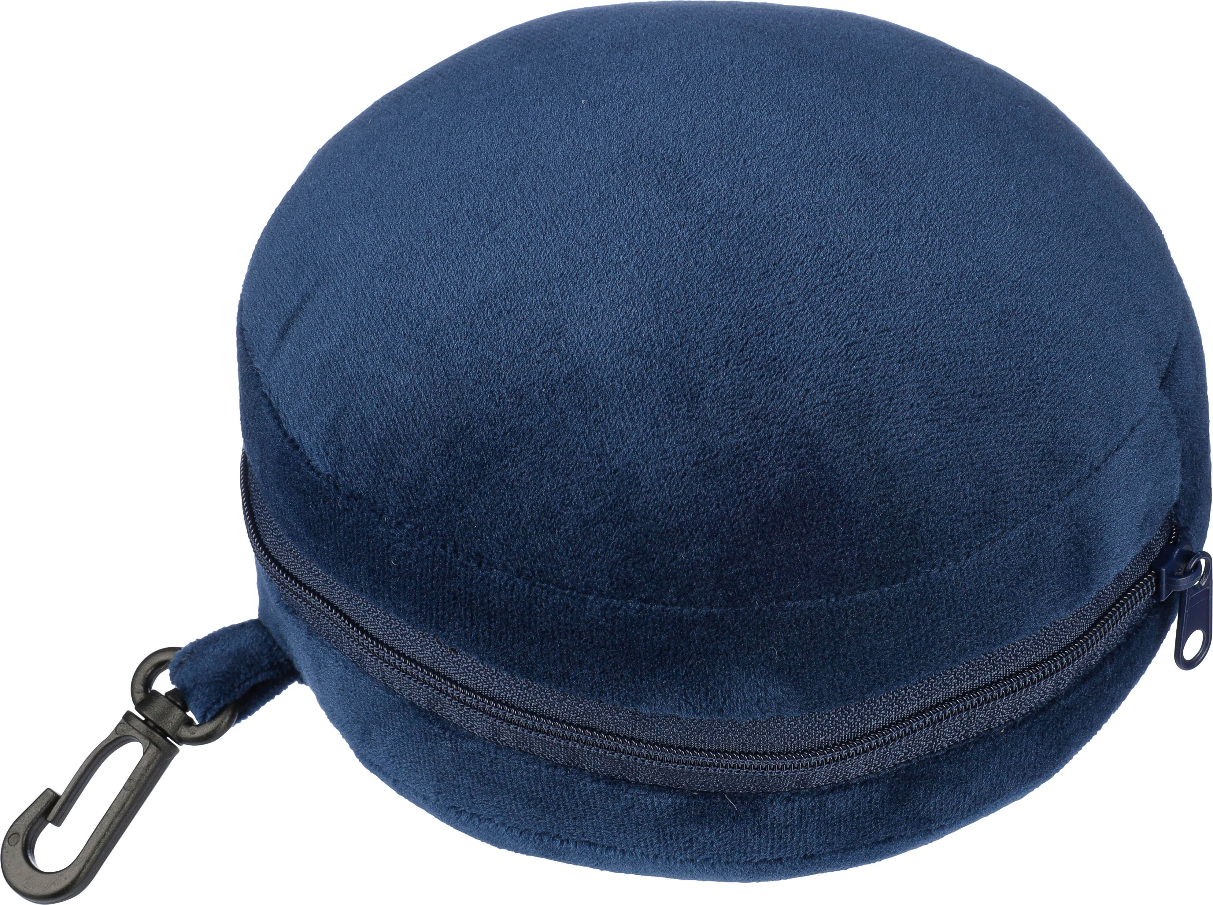 Almohada y antifaz de viaje, de poliéster Leontine