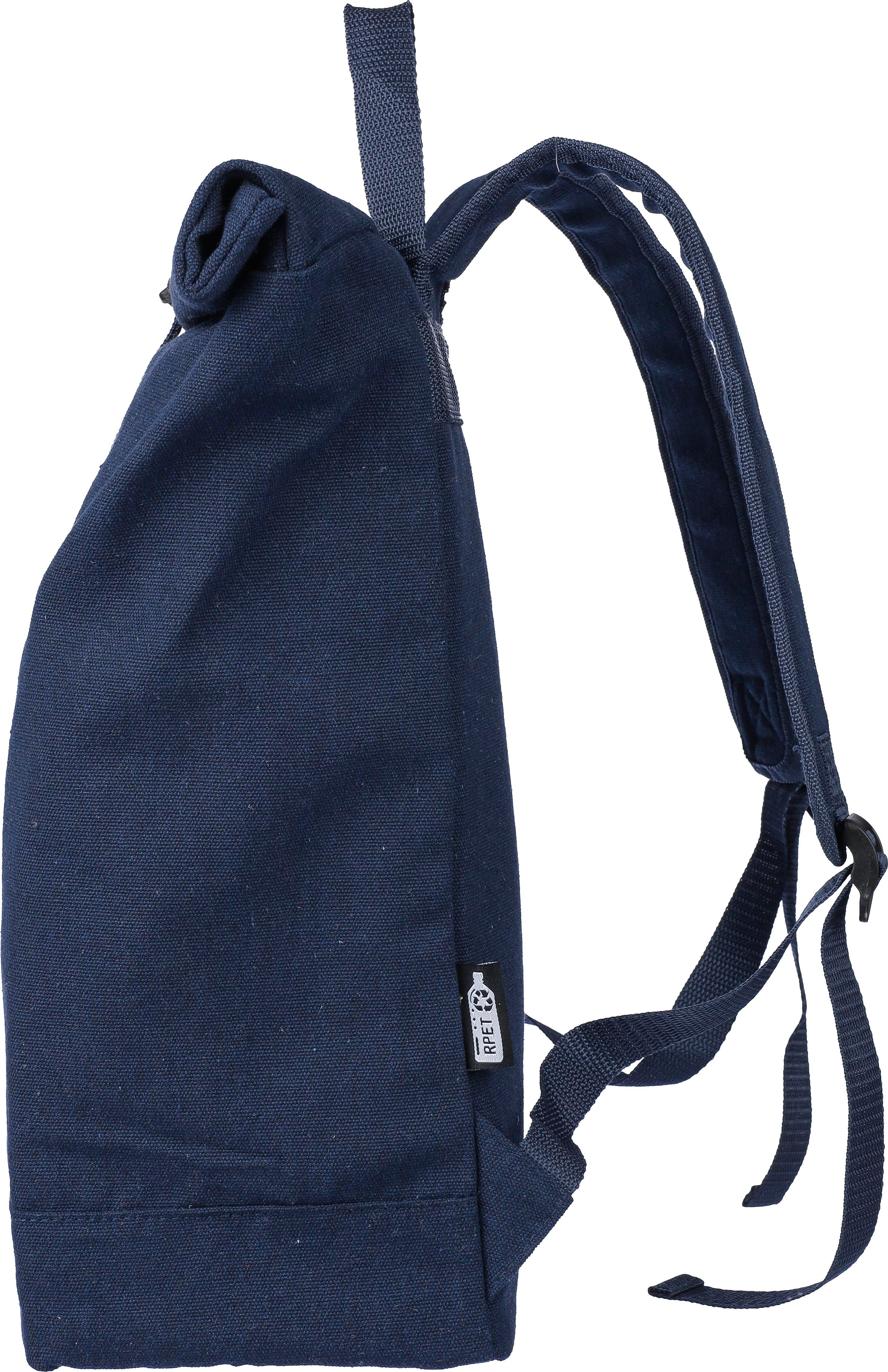 Mochila enrollable de polialgodón reciclado Thaddeus