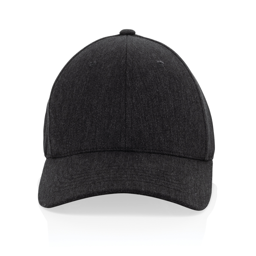 Gorra 6 paneles tejido jaspeado reciclado Milo AWARE™200 gr