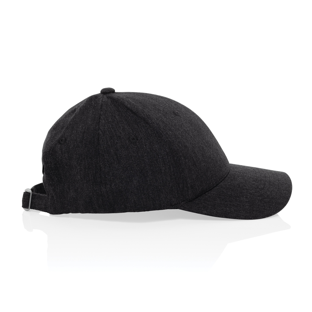 Gorra 6 paneles tejido jaspeado reciclado Milo AWARE™200 gr
