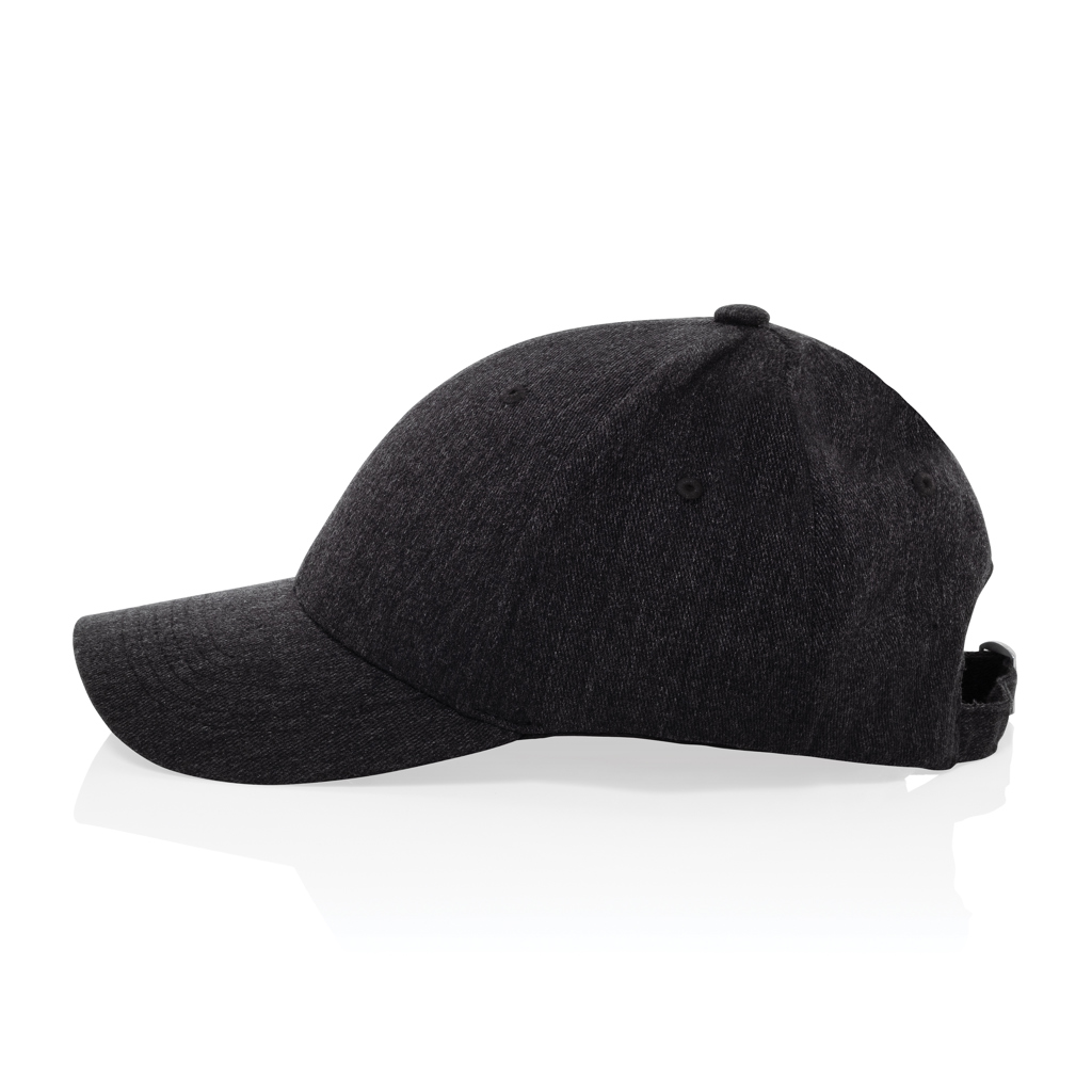 Gorra 6 paneles tejido jaspeado reciclado Milo AWARE™200 gr