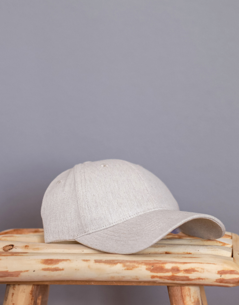Gorra 6 paneles tejido jaspeado reciclado Milo AWARE™200 gr