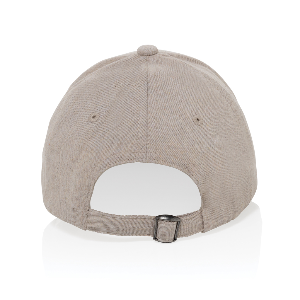 Gorra 6 paneles tejido jaspeado reciclado Milo AWARE™200 gr