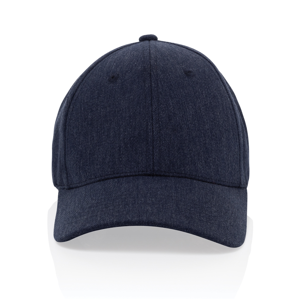 Gorra 6 paneles tejido jaspeado reciclado Milo AWARE™200 gr